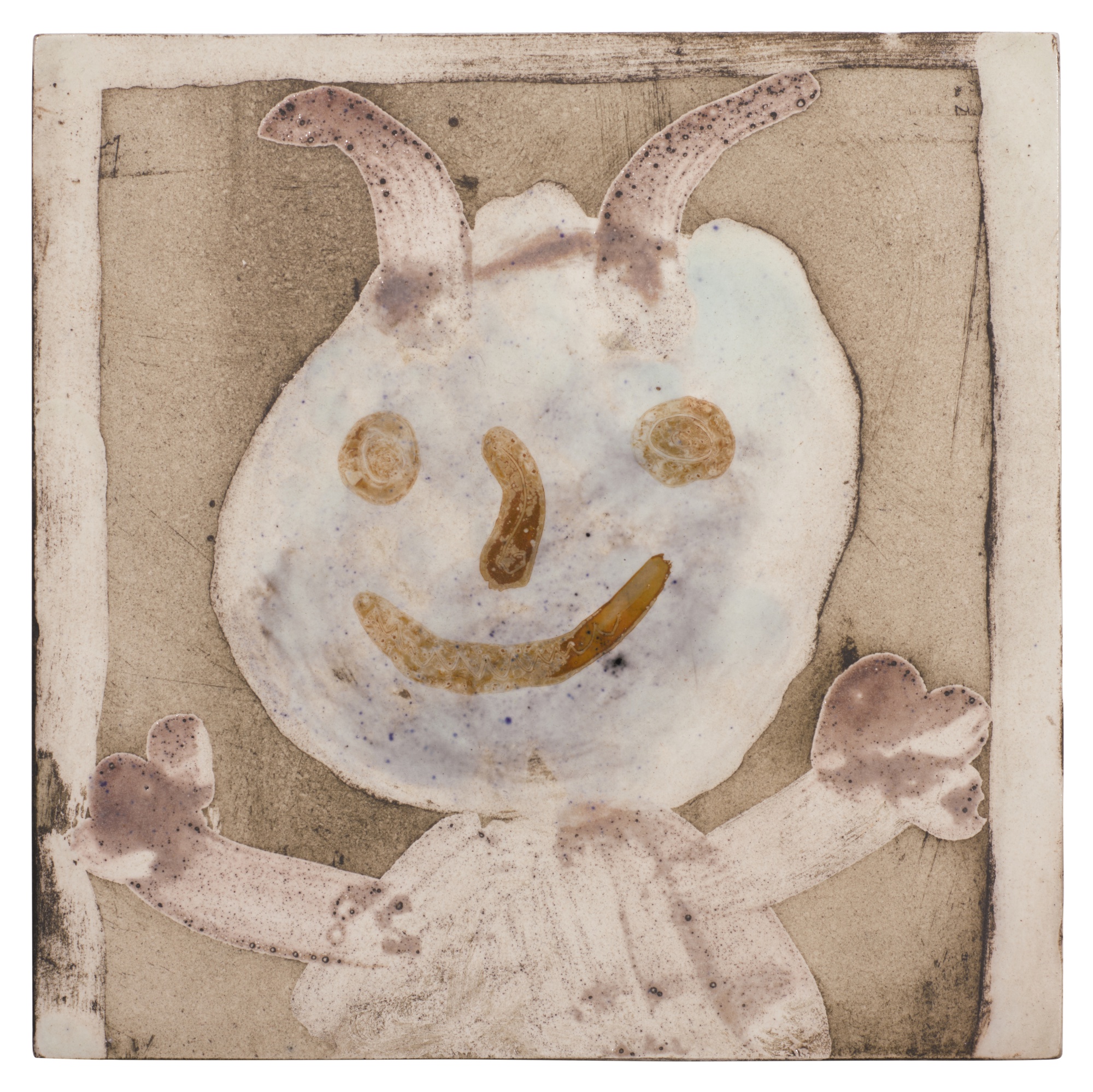 Pablo Picasso — Carreau (buste de faune)