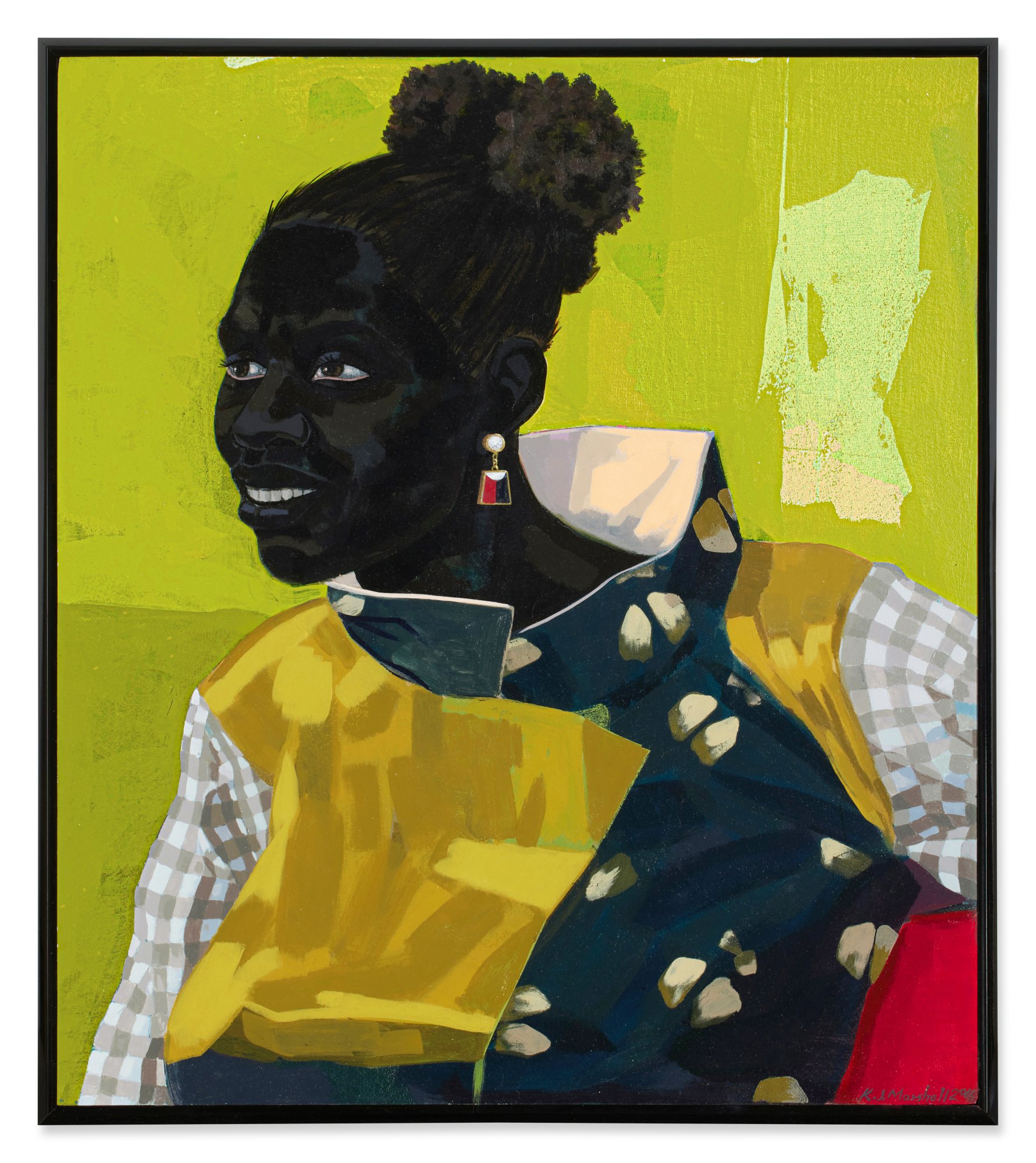 Kerry James Marshall — Untitled (Woman Looking Left)