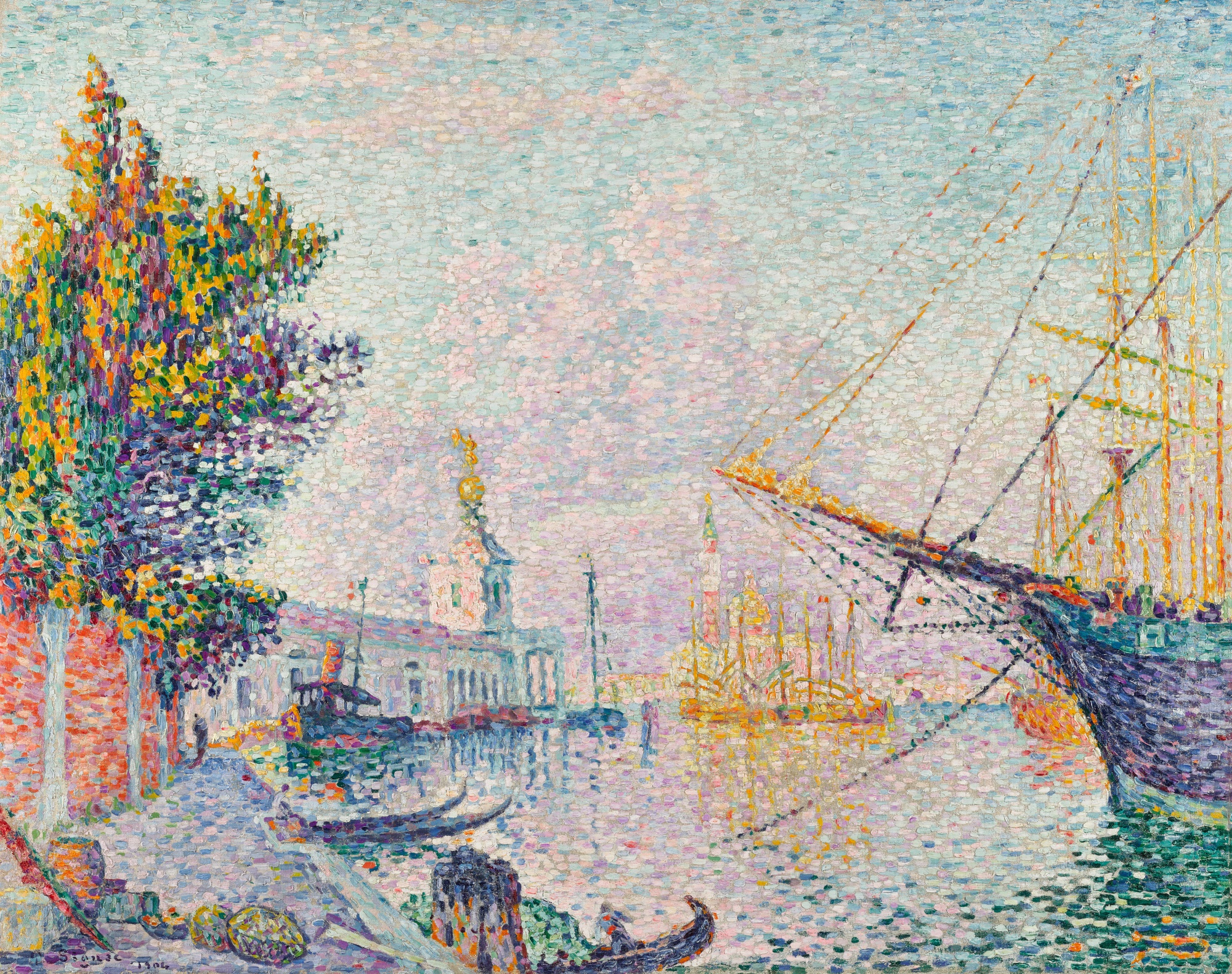 Paul Signac — La Dogana (Venise)