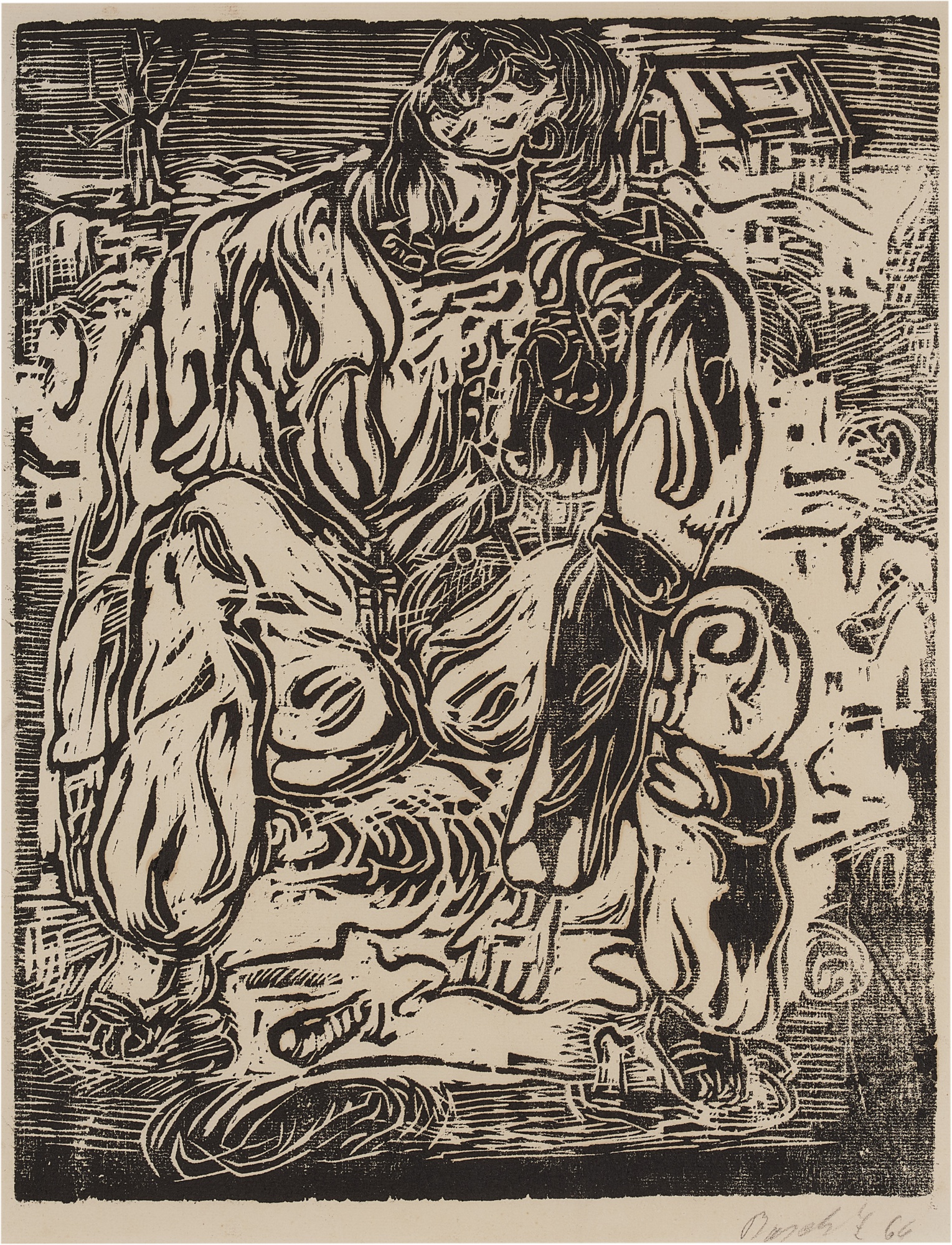 Georg Baselitz — Untitled