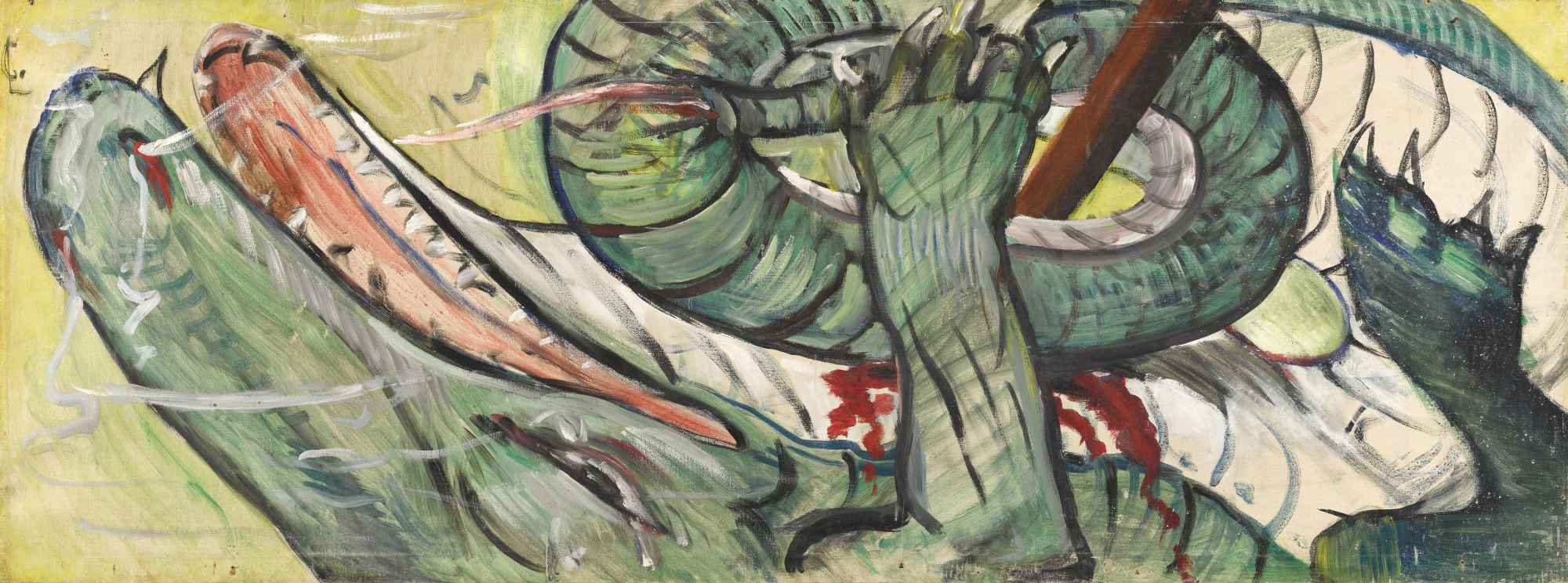 Lovis Corinth — Der getötete Drache (The Slain Dragon)