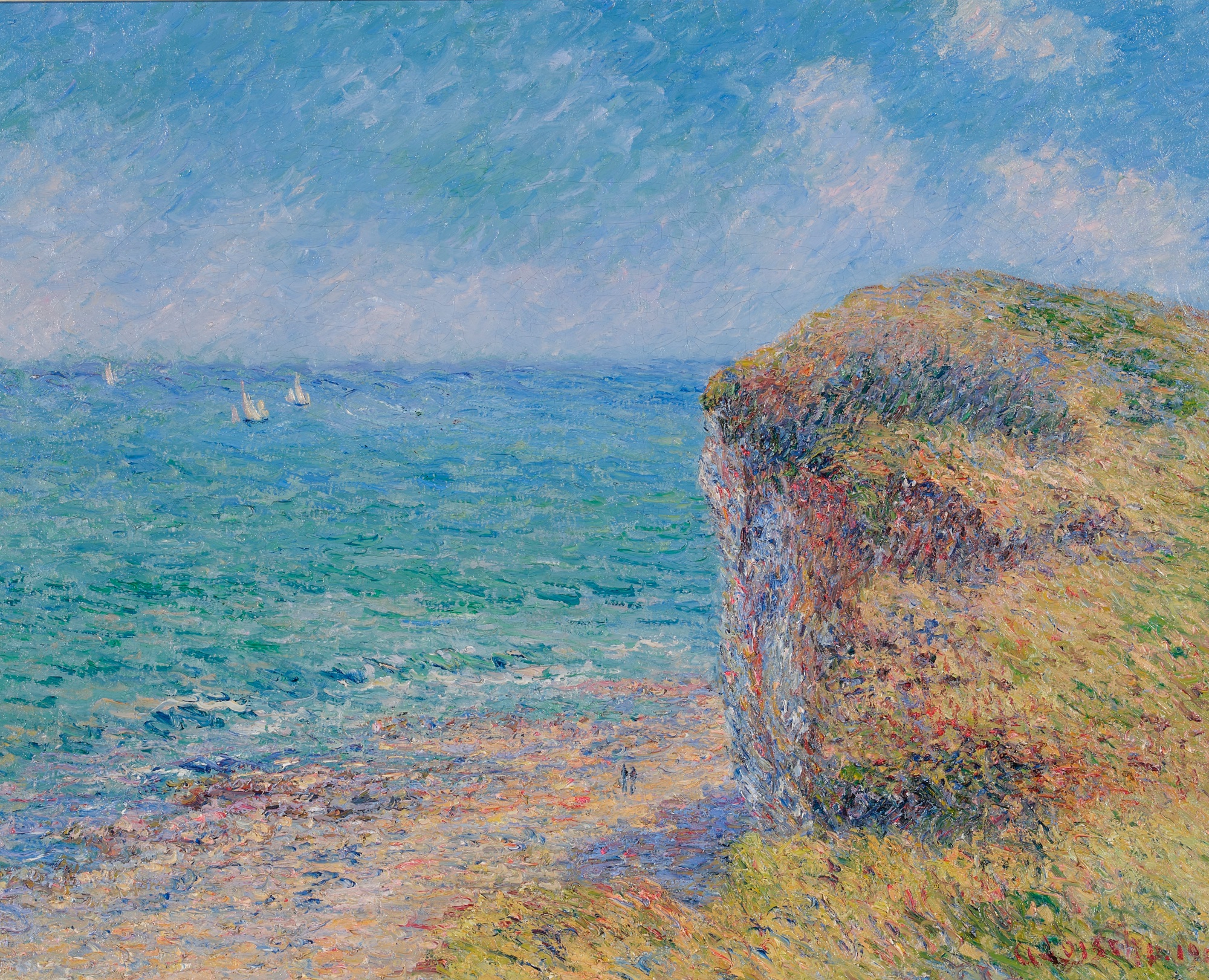 Gustave Loiseau — Les Falaises de Puys