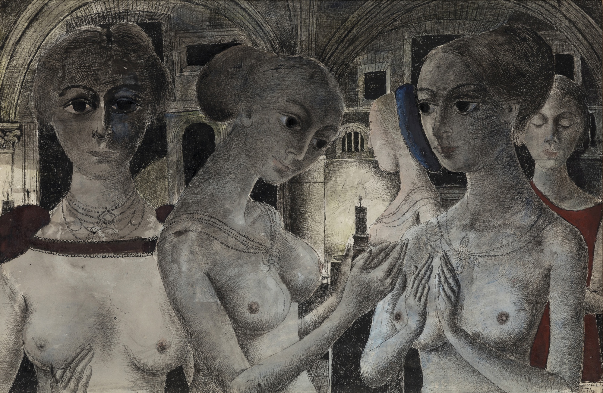 Paul Delvaux — Les Gothiques