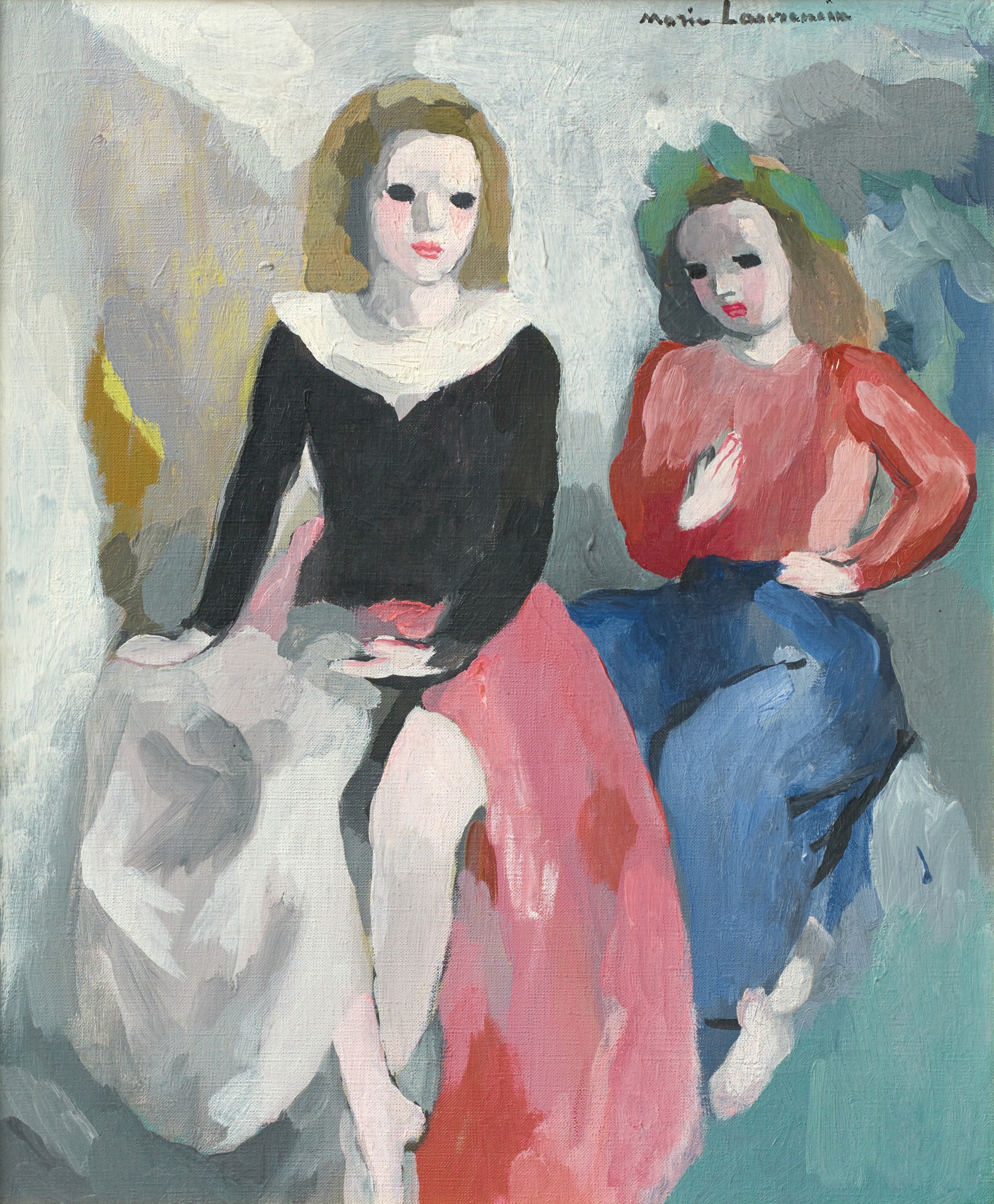 Jeunes filles dans le parc