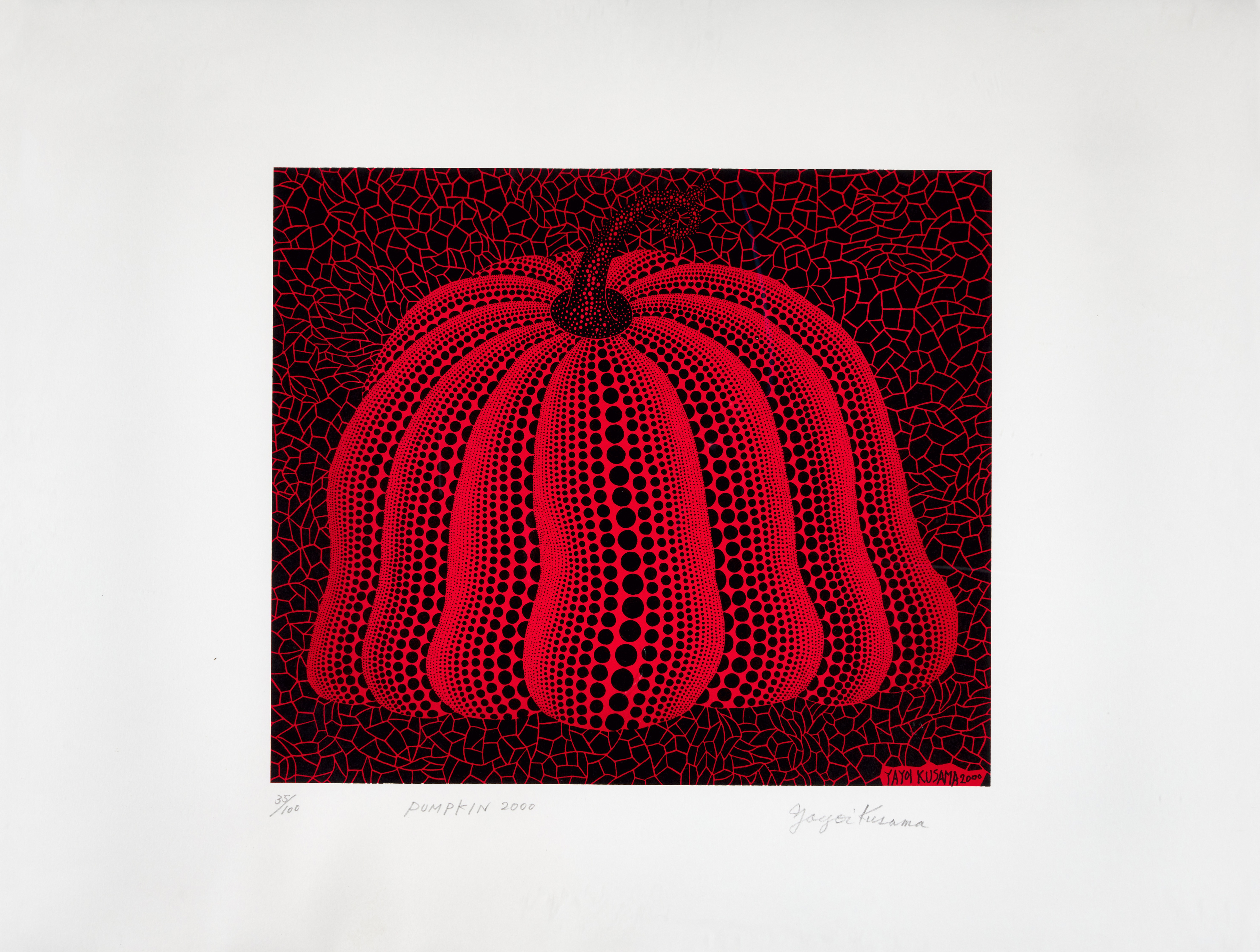 Yayoi Kusama — Pumpkin 2000 (Red)