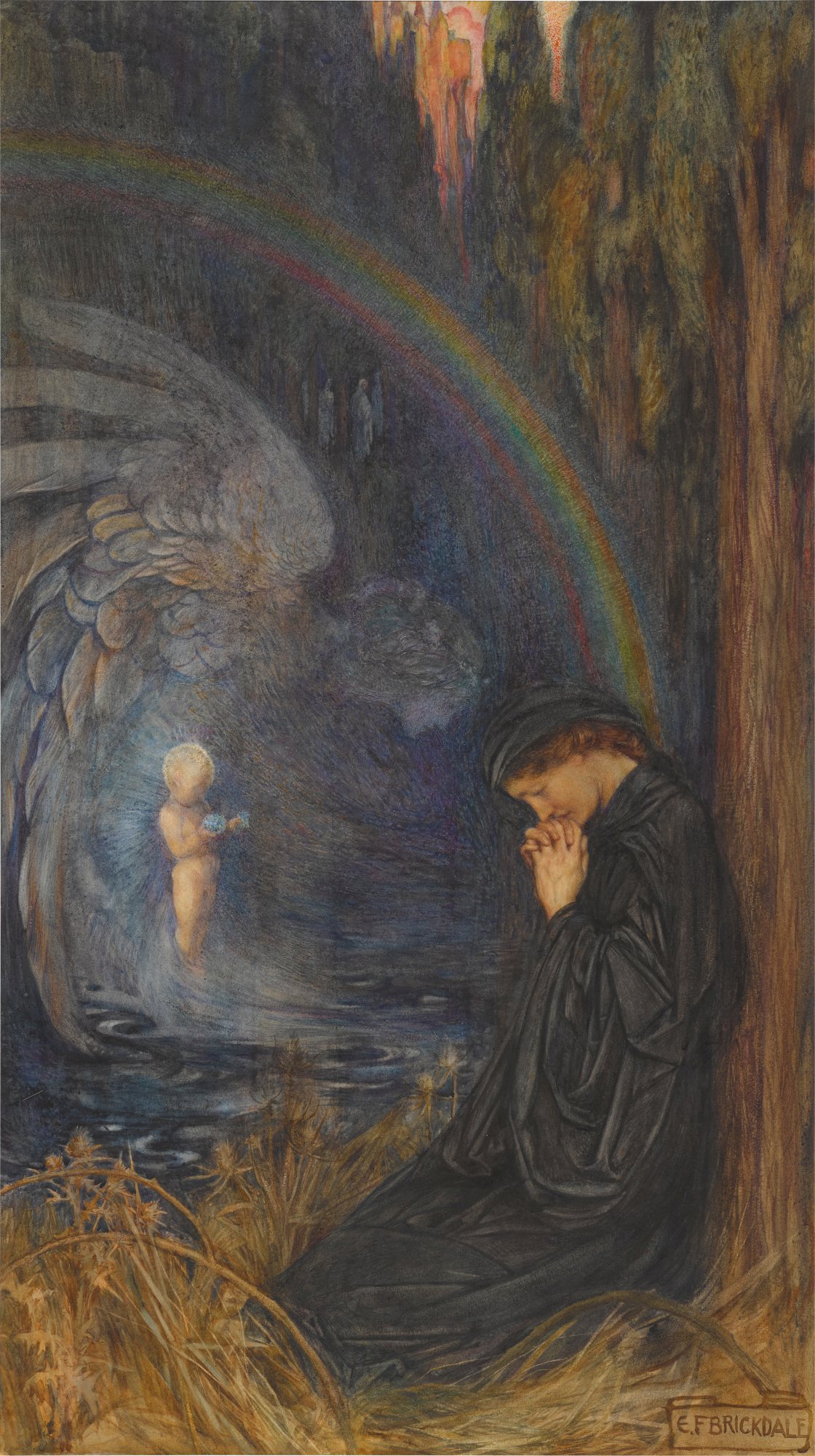 Eleanor Fortescue-Brickdale — The Posthumous Child