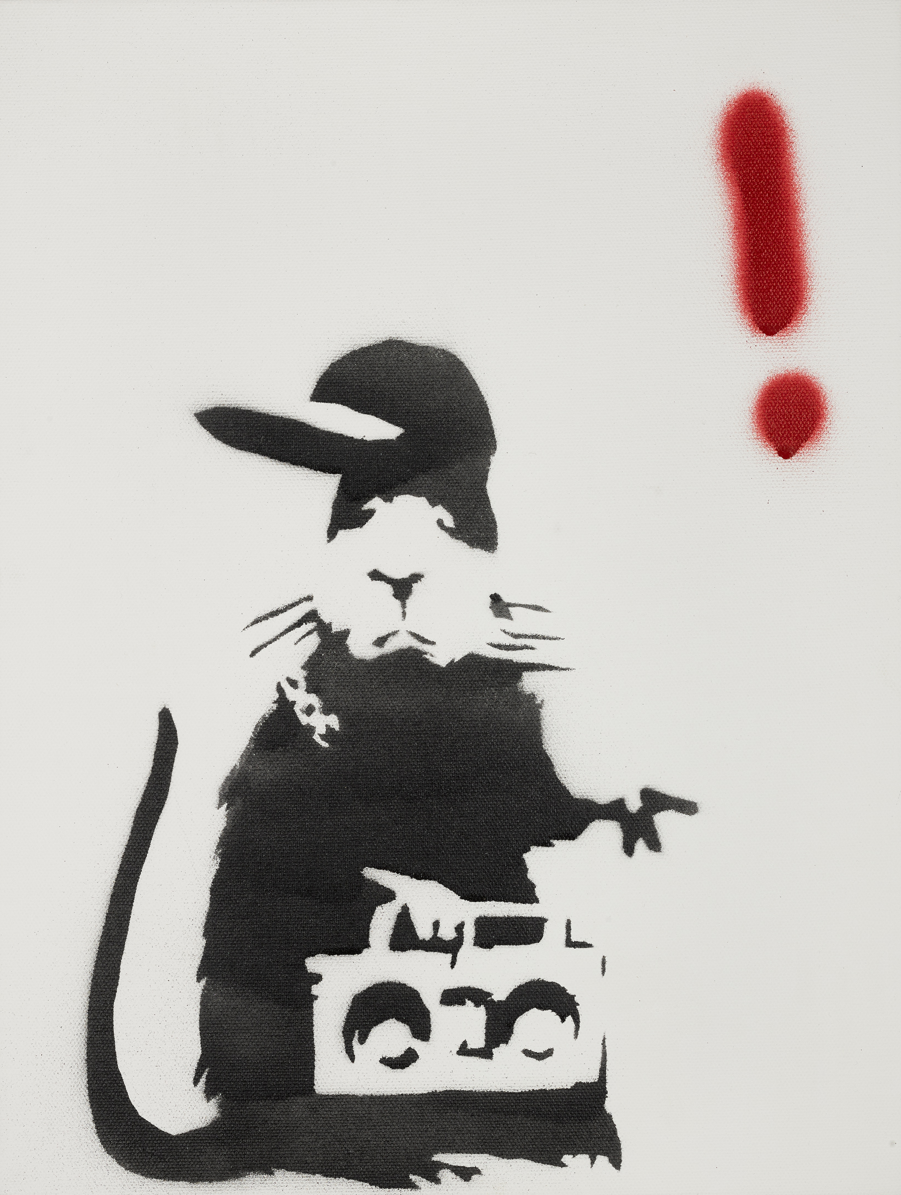 Banksy — Exclamation Rat