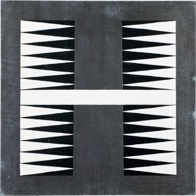 Untitled (Lead Chevron: 9)