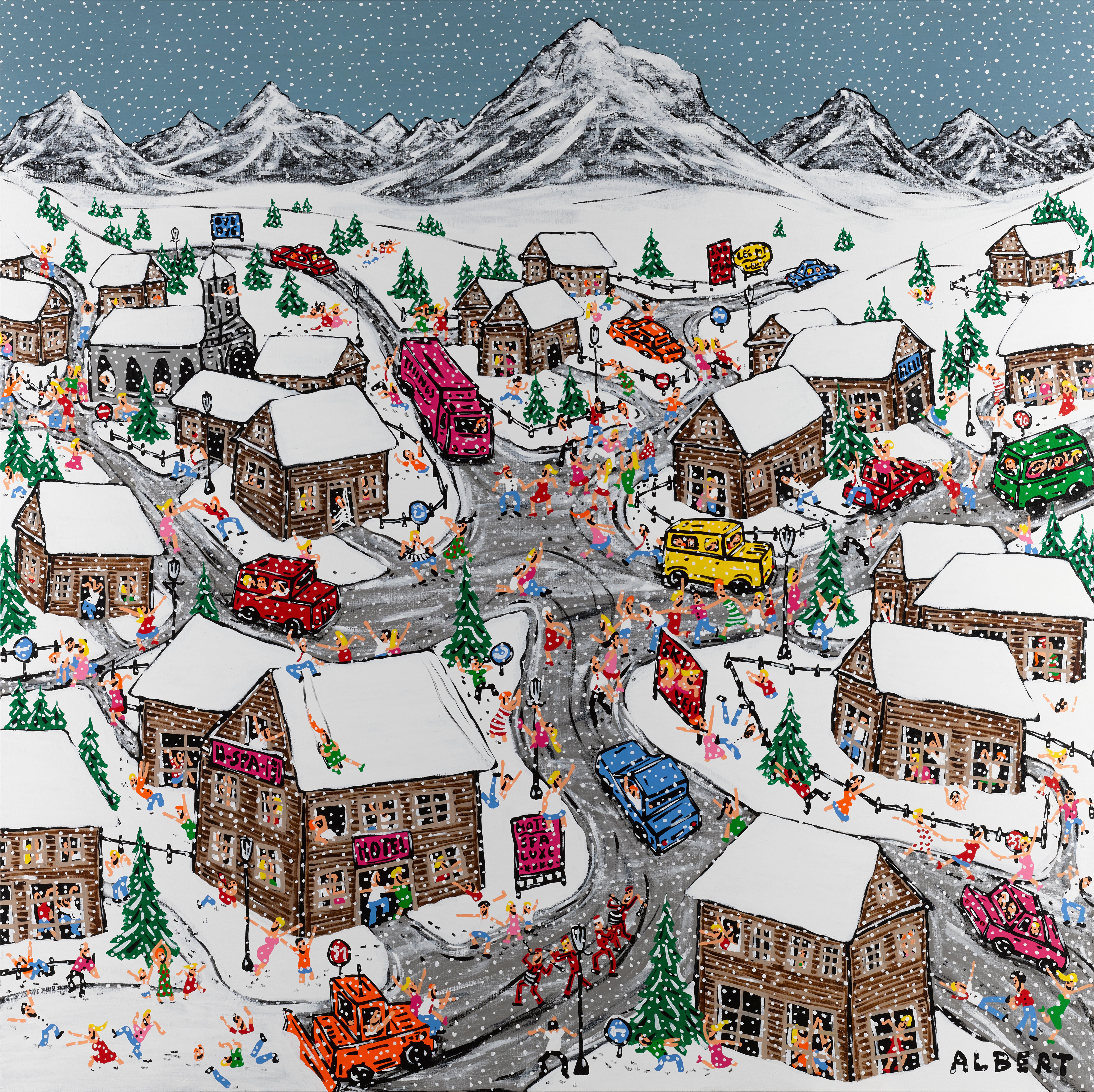 Albert Willem — The mountain air provided a pleasant atmosphere