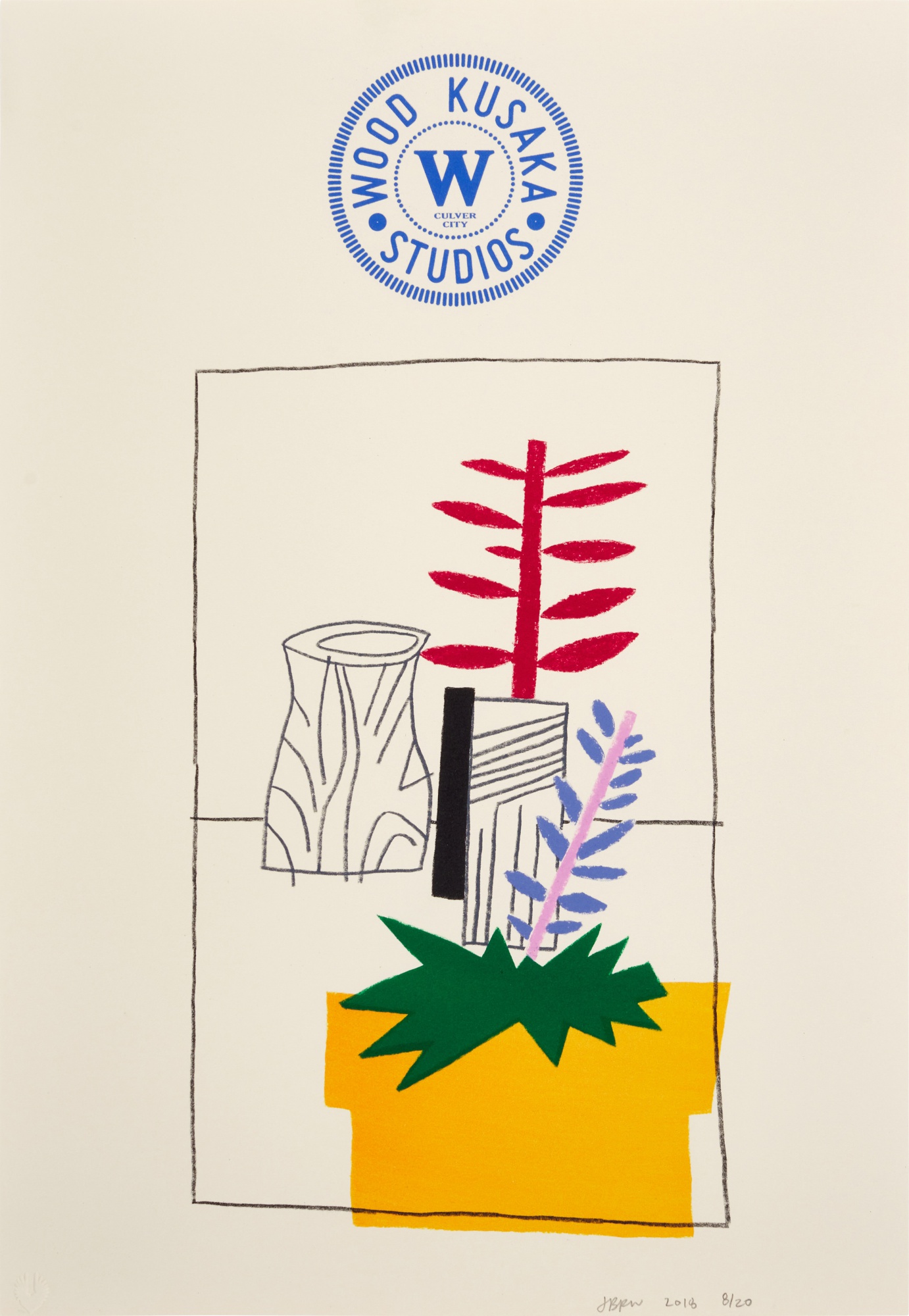 Jonas Wood — Notepad Doodle 2 (State I)