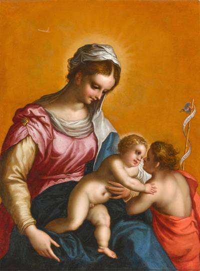 The Virgin and Child with Saint John the Baptist