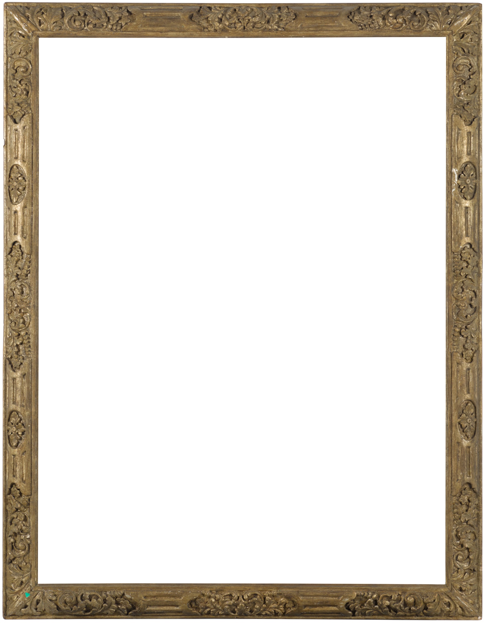 A late 17th-early 18th century British or Netherlandish carved and silvered frame — A late 17th-early 18th century British or Netherlandish carved and silvered frame