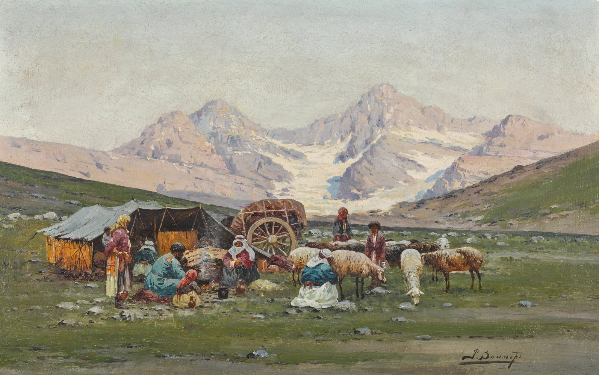 Richard Zommer — Camp in the Caucasus