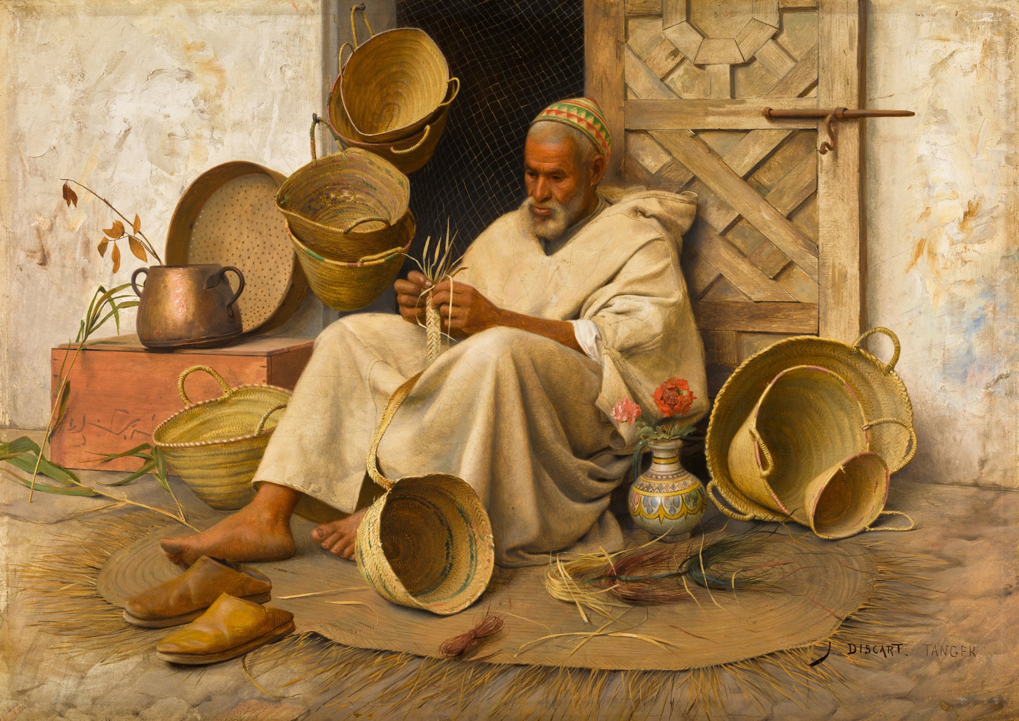 Jean Discart — The Basket Weaver, Tangier