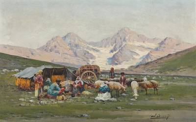 Camp in the Caucasus
