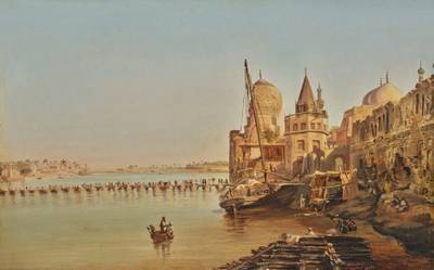 The Old Boat Bridge, Baghdad
