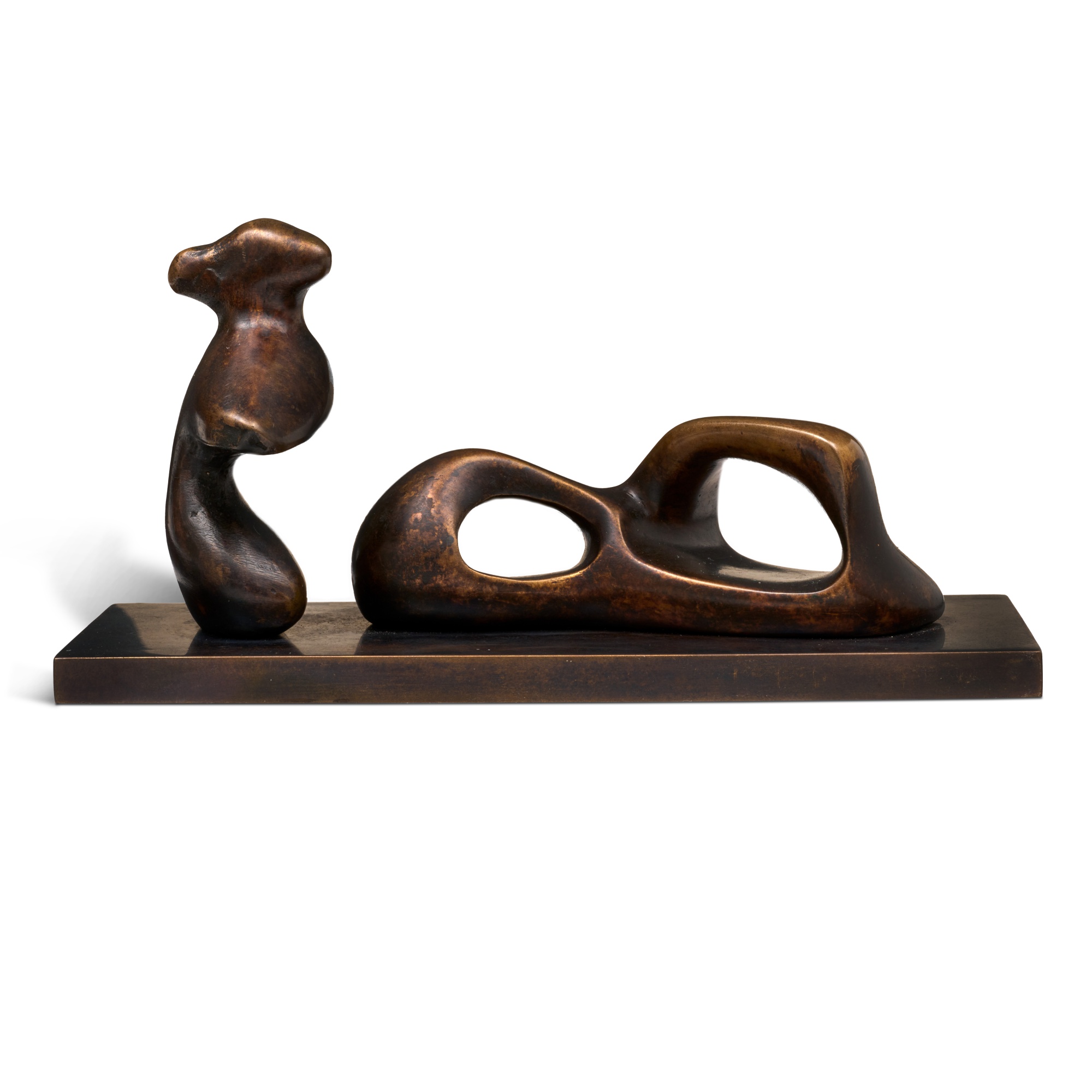 Two Piece Reclining Figure: Bust