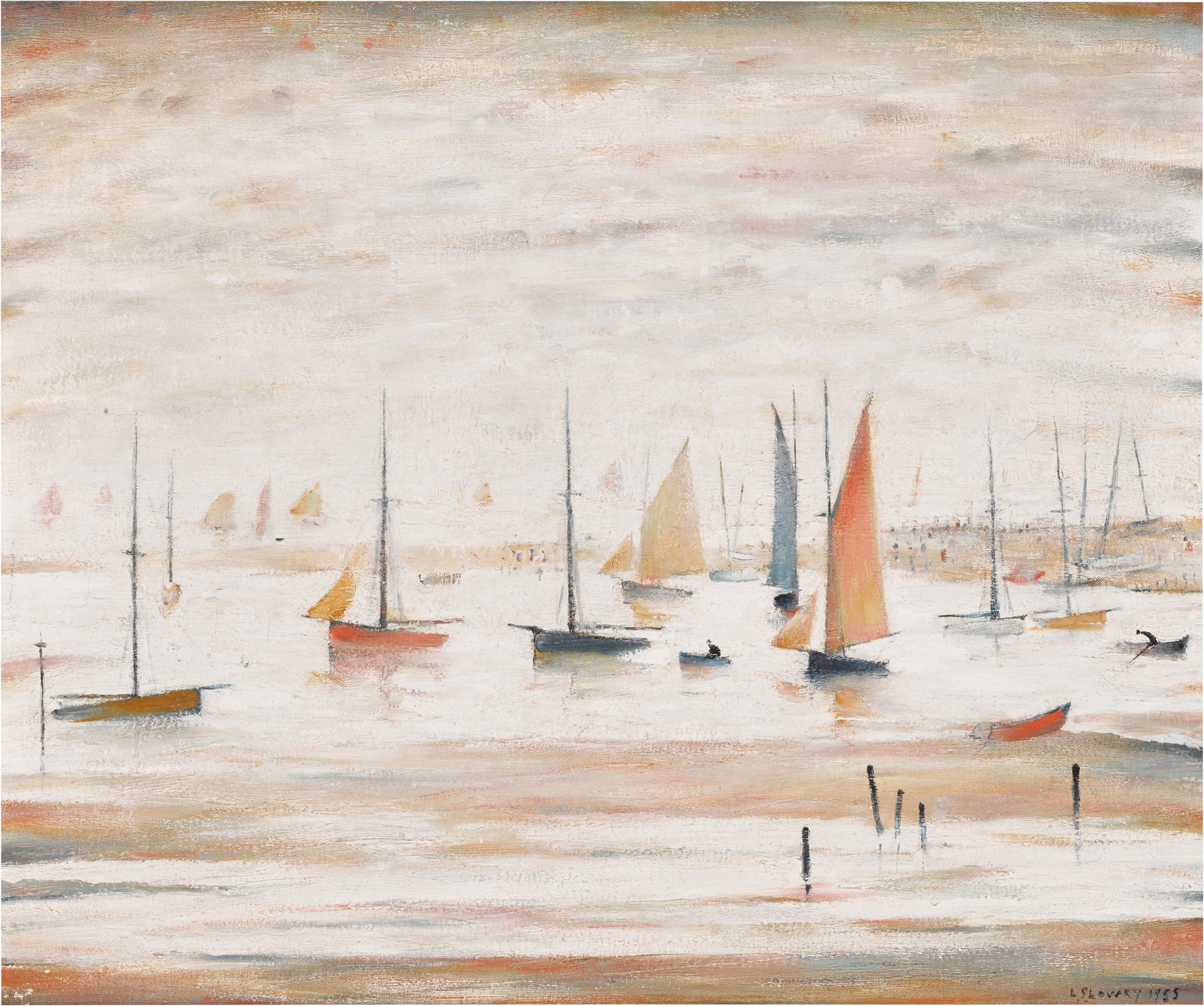 Laurence Stephen Lowry — Yachts, Lytham St. Anne's