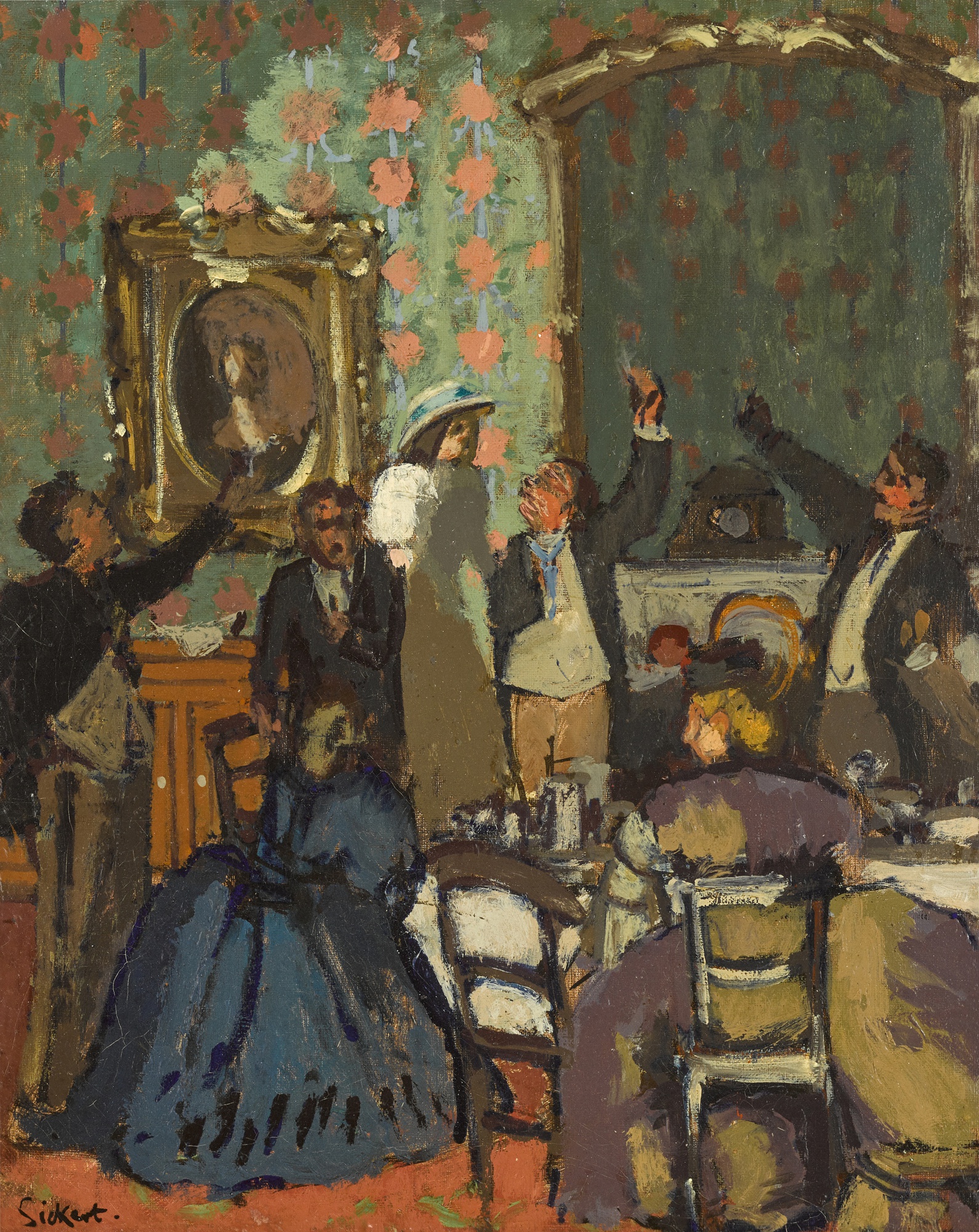 Walter Richard Sickert — The Toast. (Trelawny of the Wells)