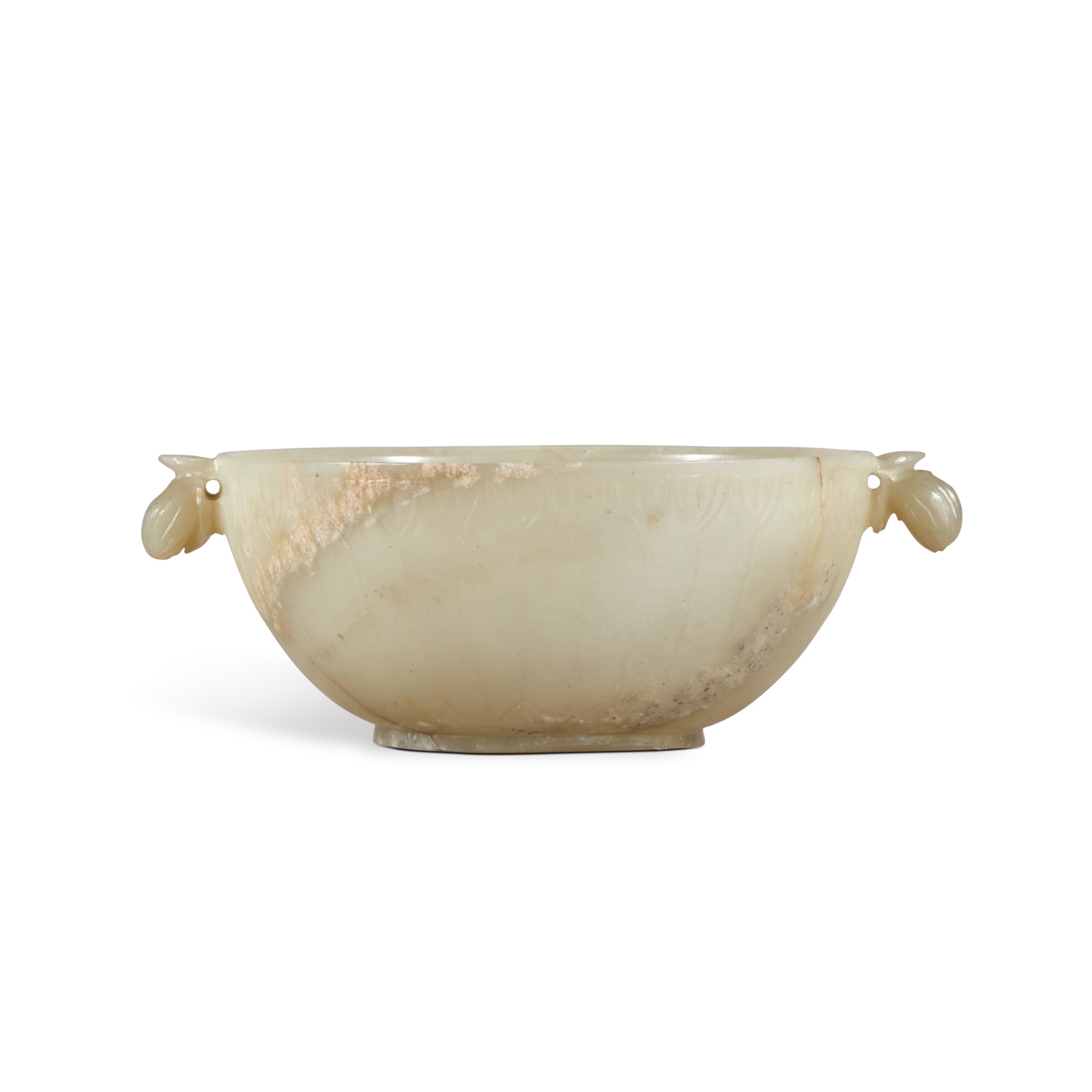 A Mughal-style celadon jade bowl, — A Mughal-style celadon jade bowl, 19th / 20th century 