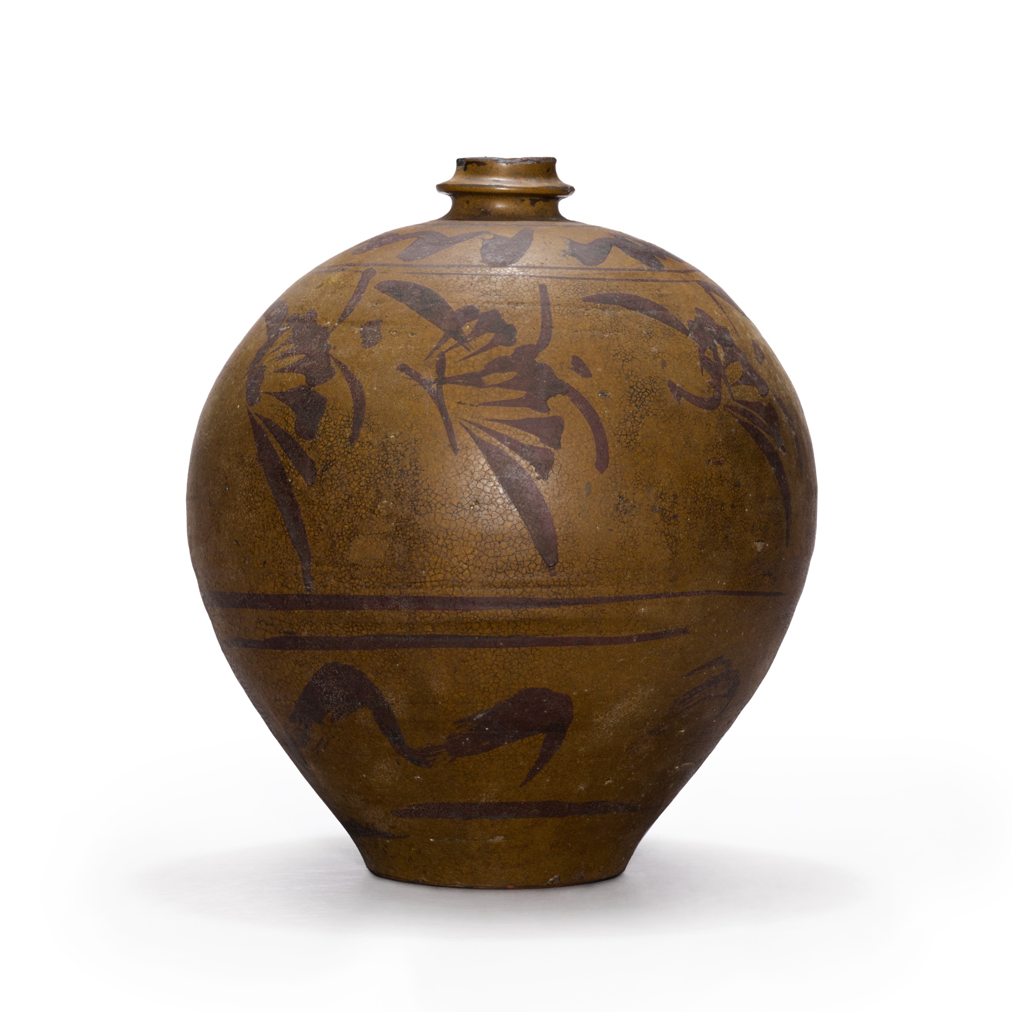 A painted 'Cizhou' vase, — A painted 'Cizhou' vase, Song - Yuan dynasty