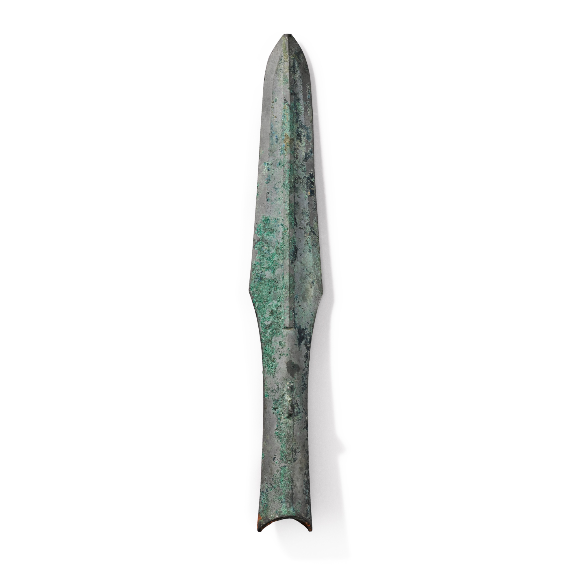 An archaic bronze spearhead, — An archaic bronze spearhead, Late Eastern Zhou dynasty 