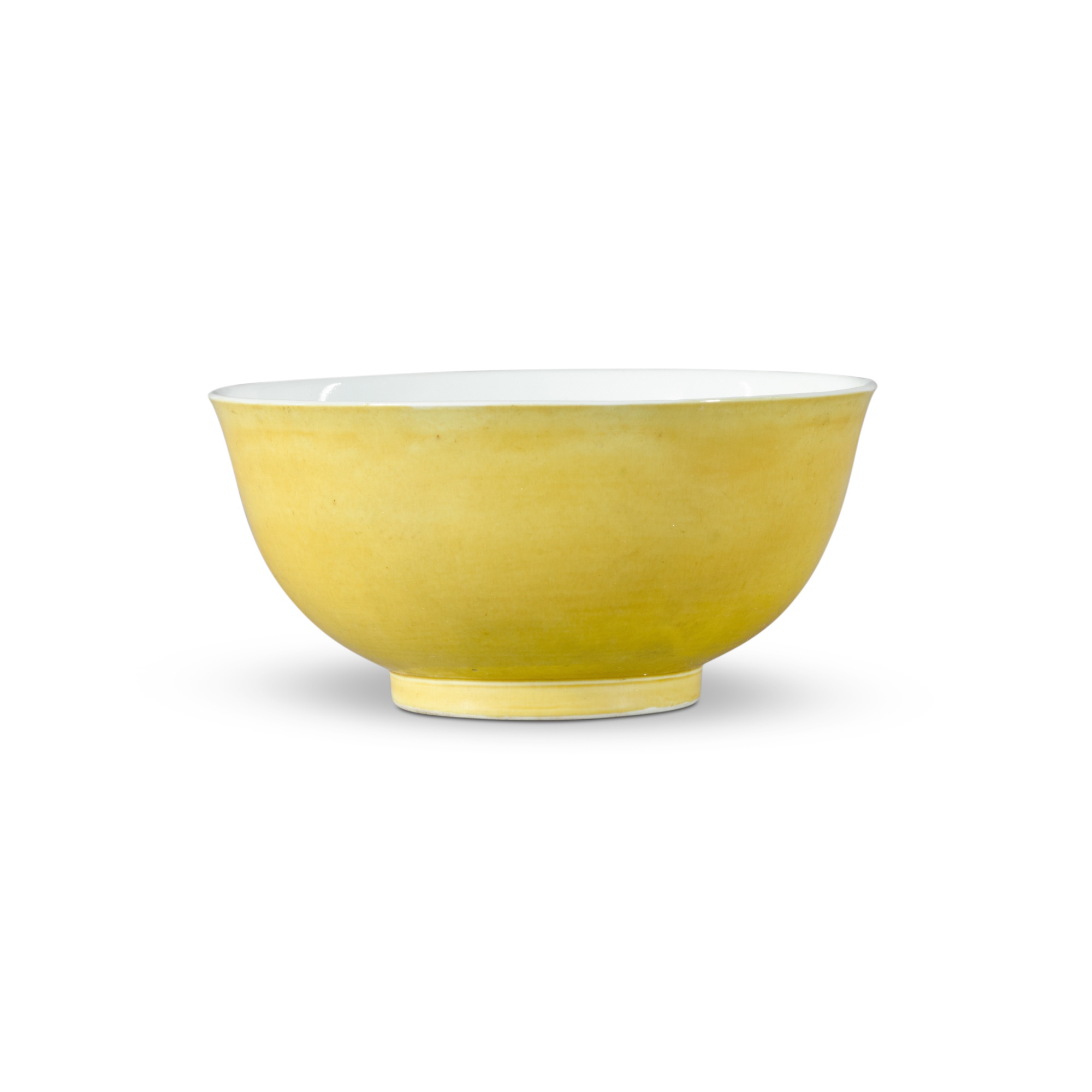 A yellow-glazed bowl, — 清宣統 黃釉盌 《大清宣統年製》款