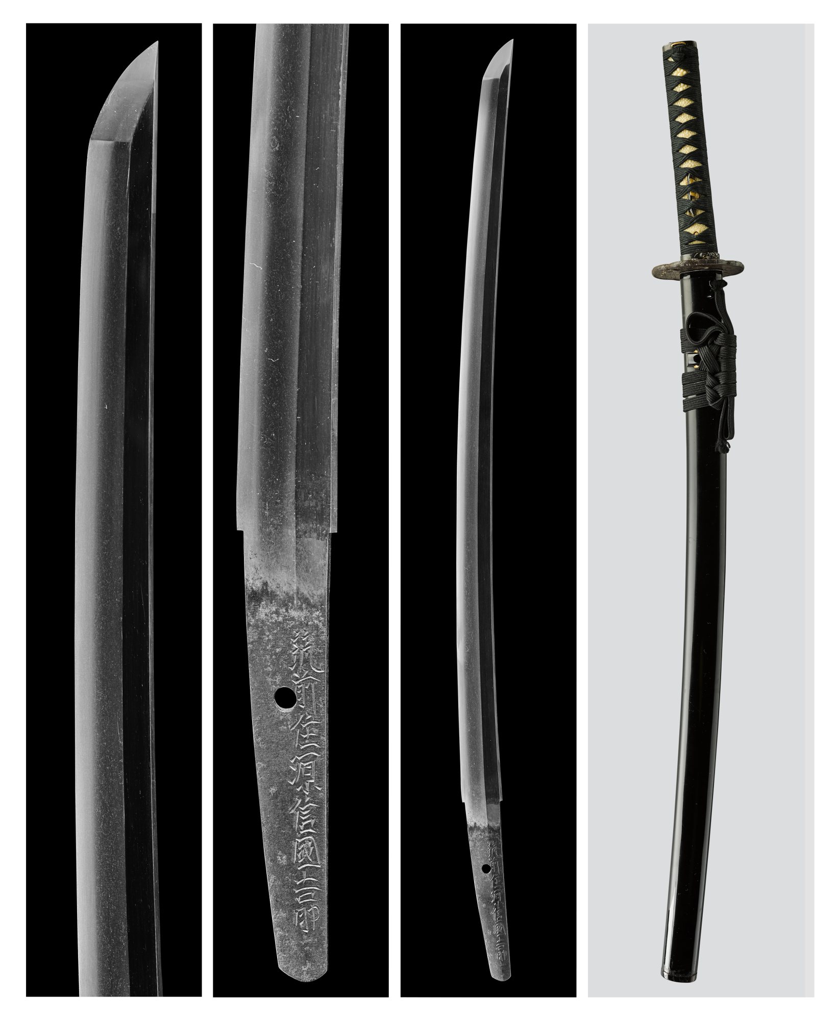 A katana — Signed Kashu ju Fujiwara Ietada (Fujiwara Ietada, a resident of Kaga Province) | Edo period, 17th century