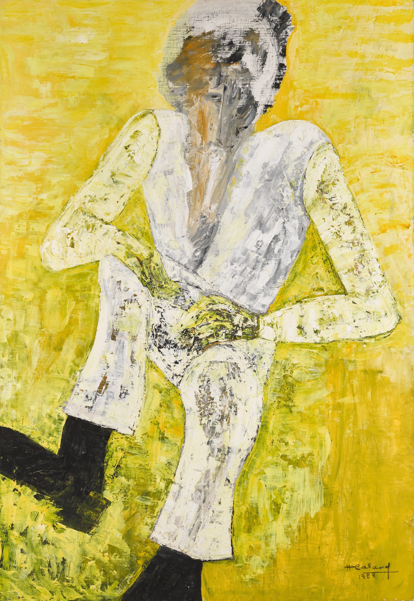 Huguette Caland — Untitled (Ed Moses)