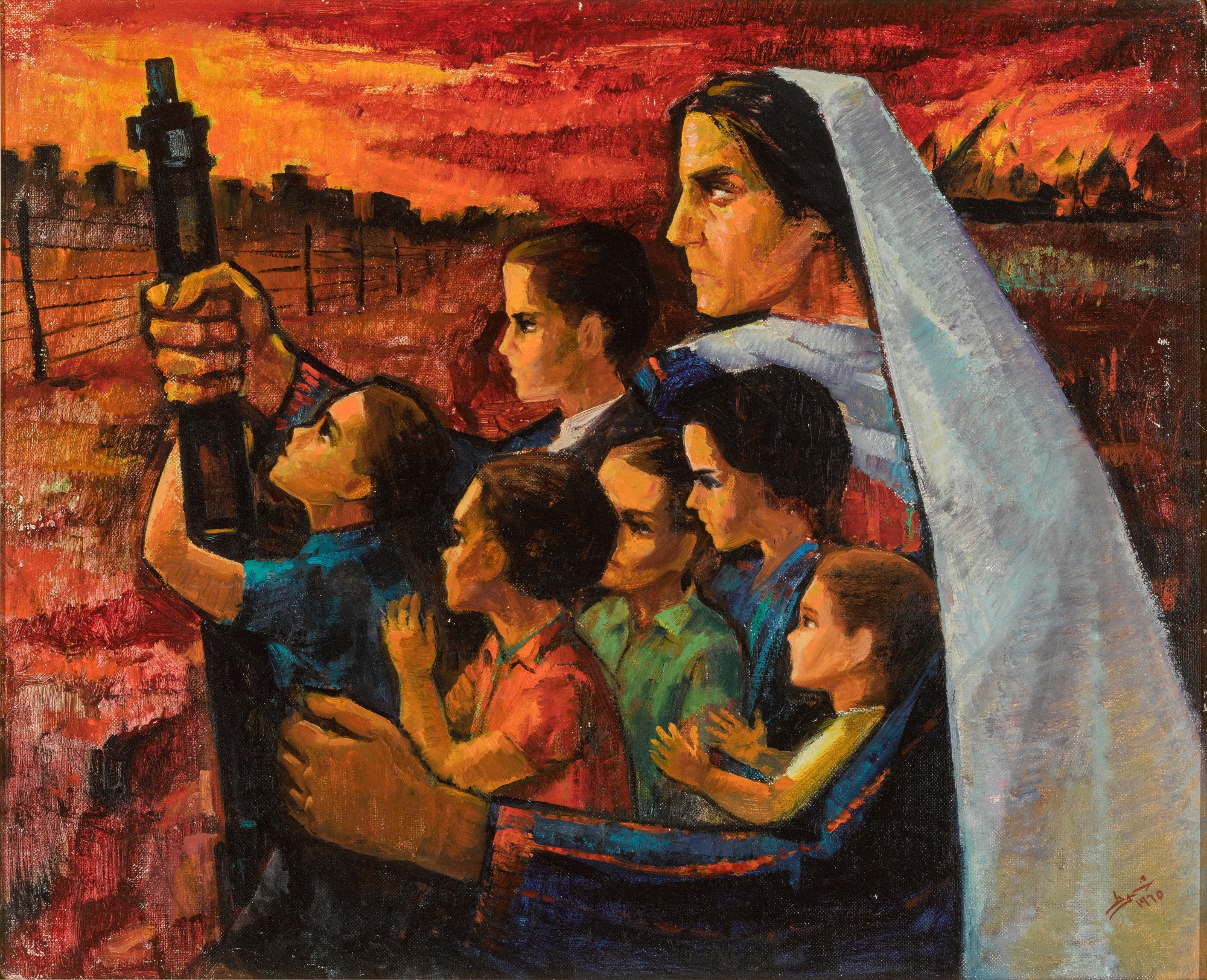 Ismail Shammout — Untitled (The Mother)