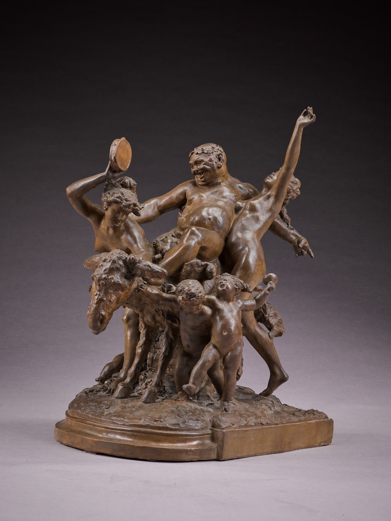 Albert-Ernest Carrier-Belleuse — Le Triomphe de Silène (Triumph of Silenus)