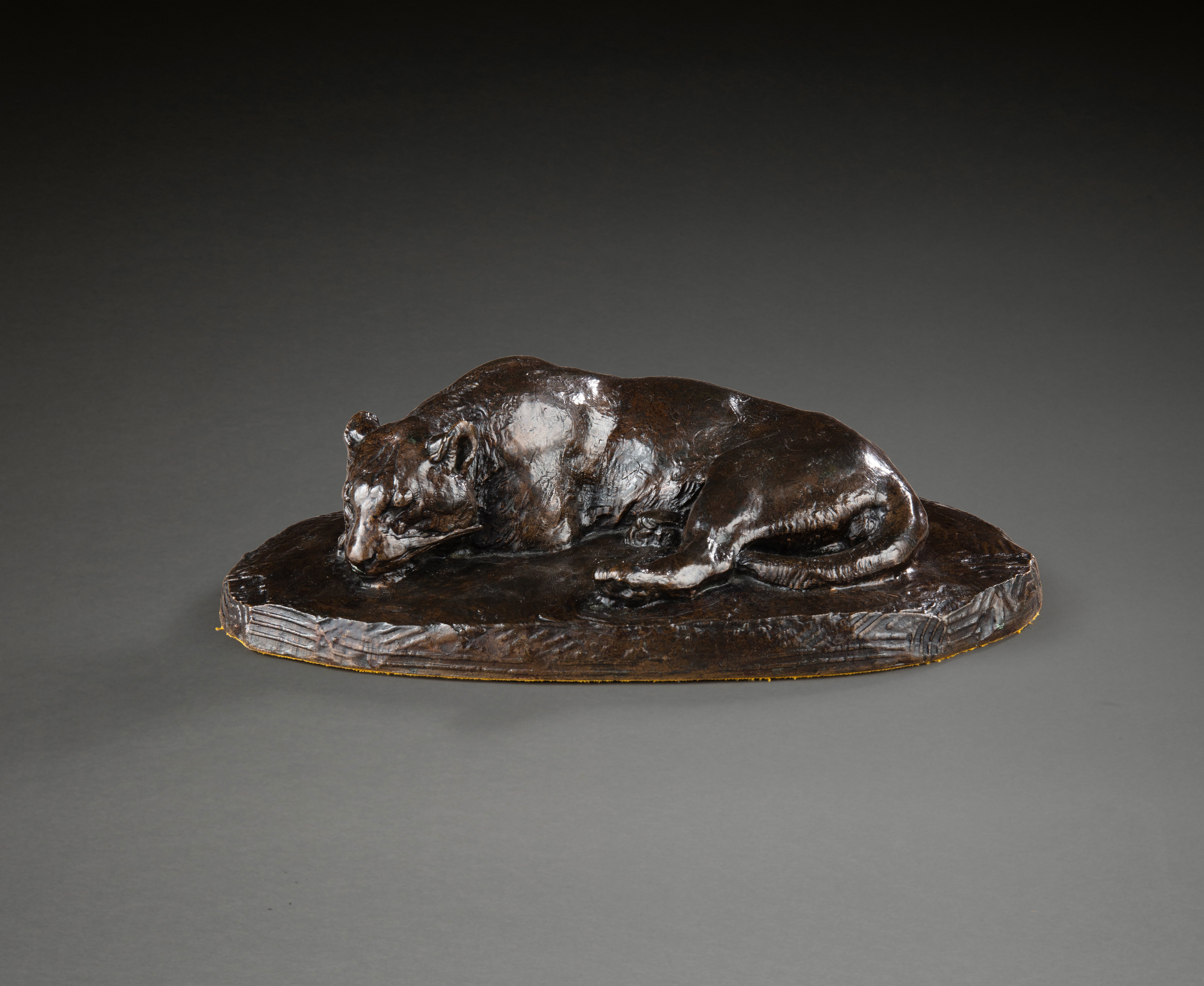 Antoine-Louis Barye — Jaguar dormant (Sleeping jaguar)