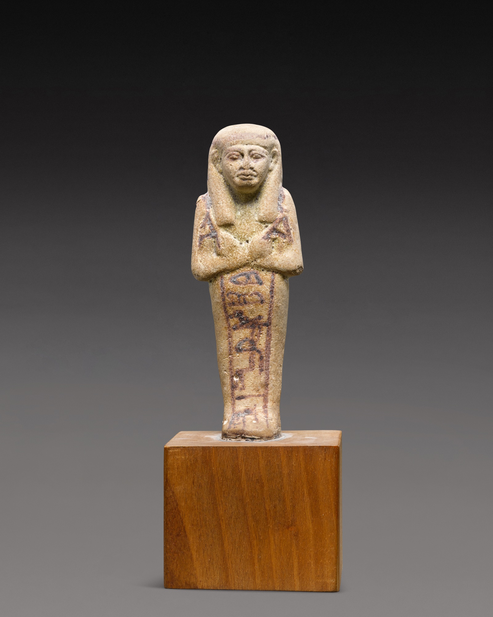 An Egyptian Faience Ushabti — An Egyptian Faience Ushabti, 19th/20th Dynasty, 1292-1075 B.C.