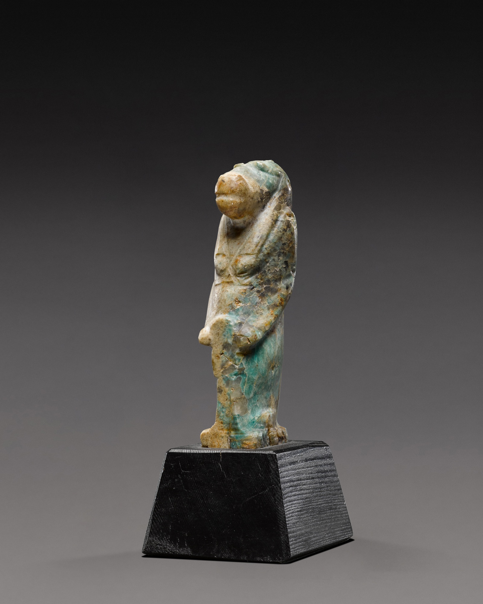 An Egyptian Feldspar Figure of Thoeris — An Egyptian Feldspar Figure of Thoeris, Late Period, 716-30 B.C.