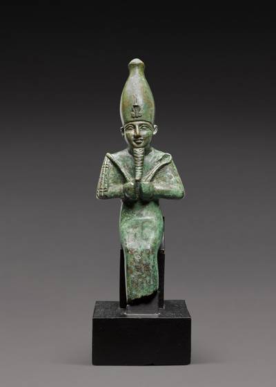 An Egyptian Bronze Figure of Osiris, 21st/26th Dynasty, 1075-525 B.C.