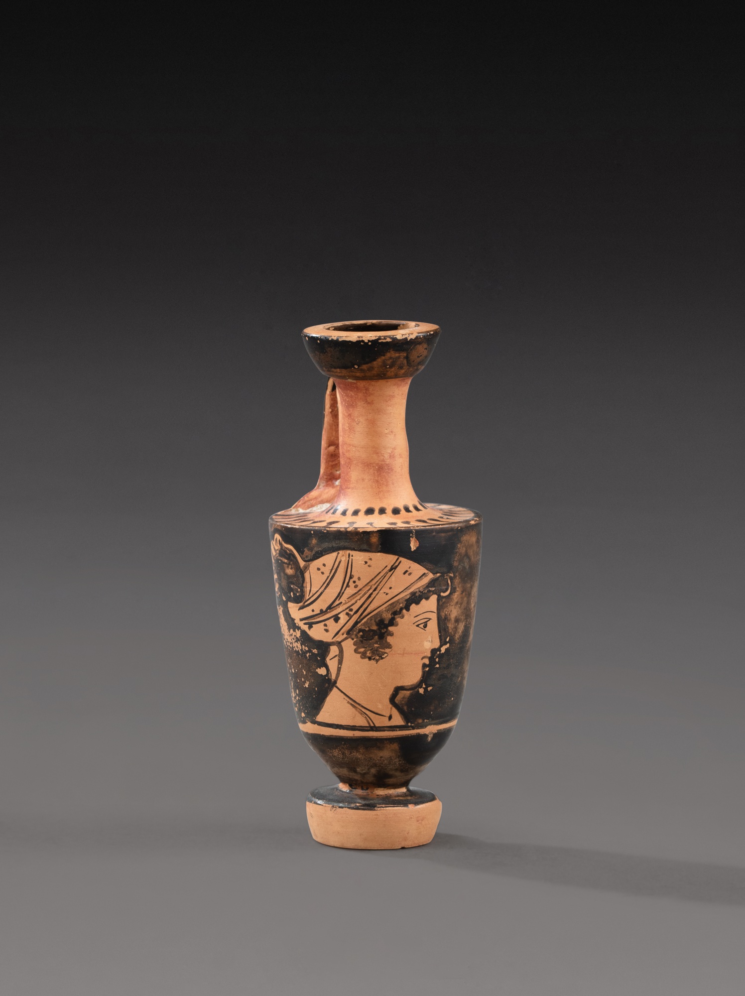 An Attic Red-figured Lekythos, circa 450 B.C.