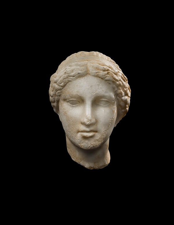 A Hellenistic Marble Head of Aphrodite — A Hellenistic Marble Head of Aphrodite, circa 3rd/2nd Century B.C.