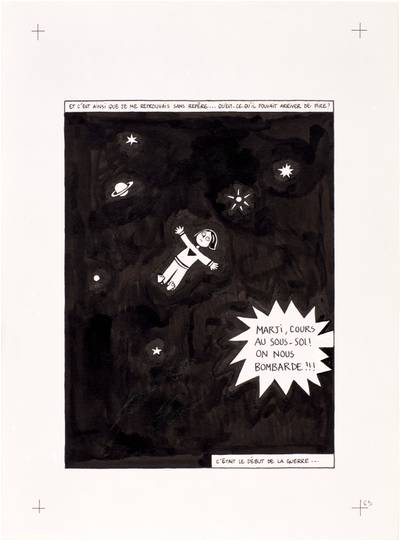 Persepolis (Original Book Art, page 69)