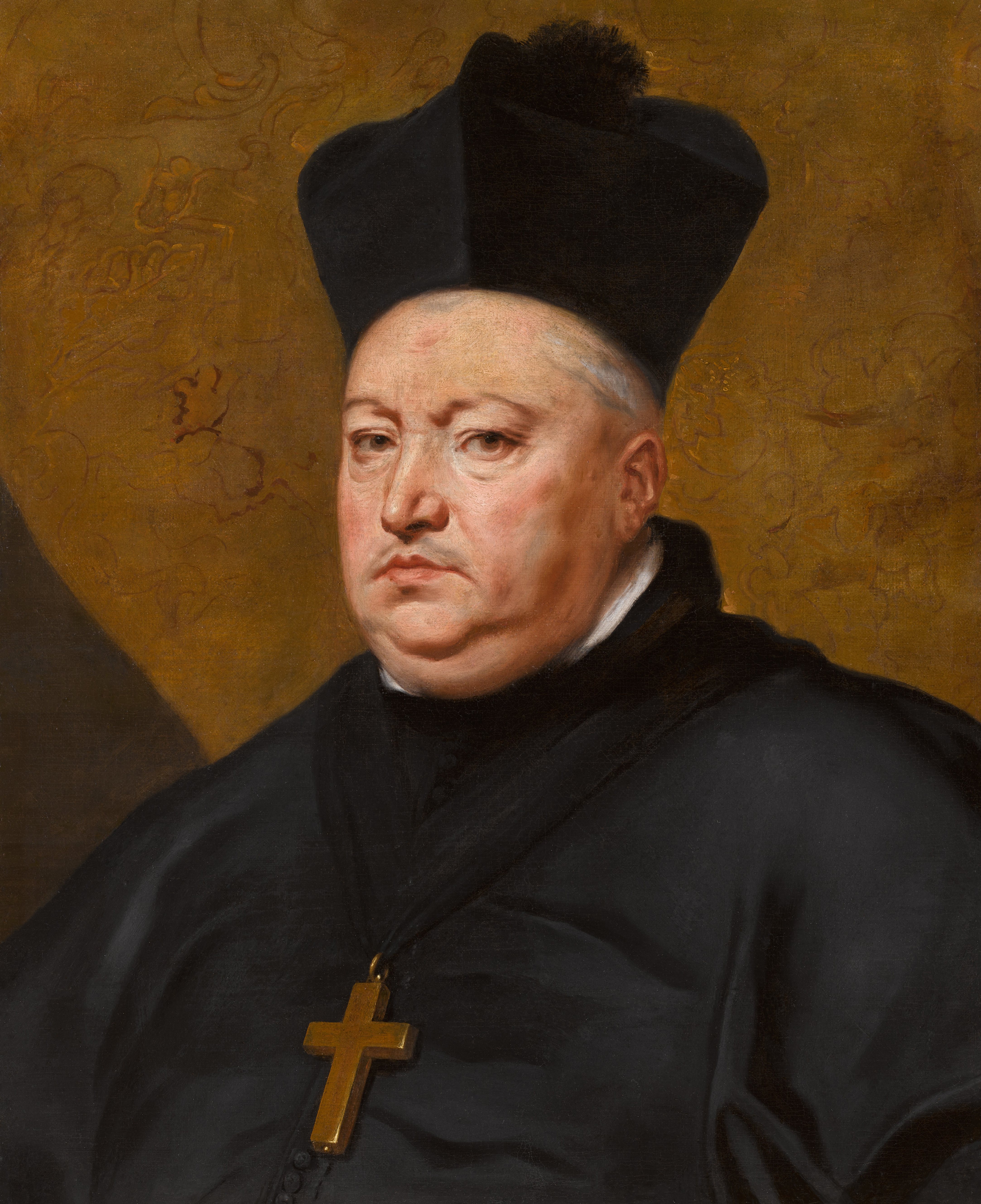 Attributed to Pieter Thijs — Portrait of an Archbishop, bust-length, in his clerical robes