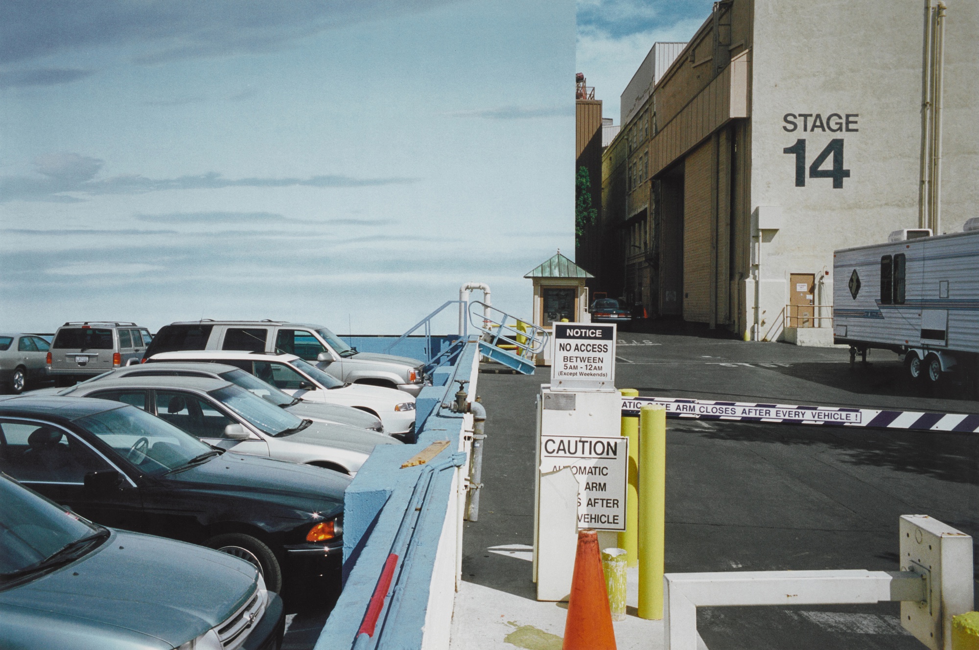 William Eggleston — Untitled (Stage 14 Parking Lot, Hollywood)