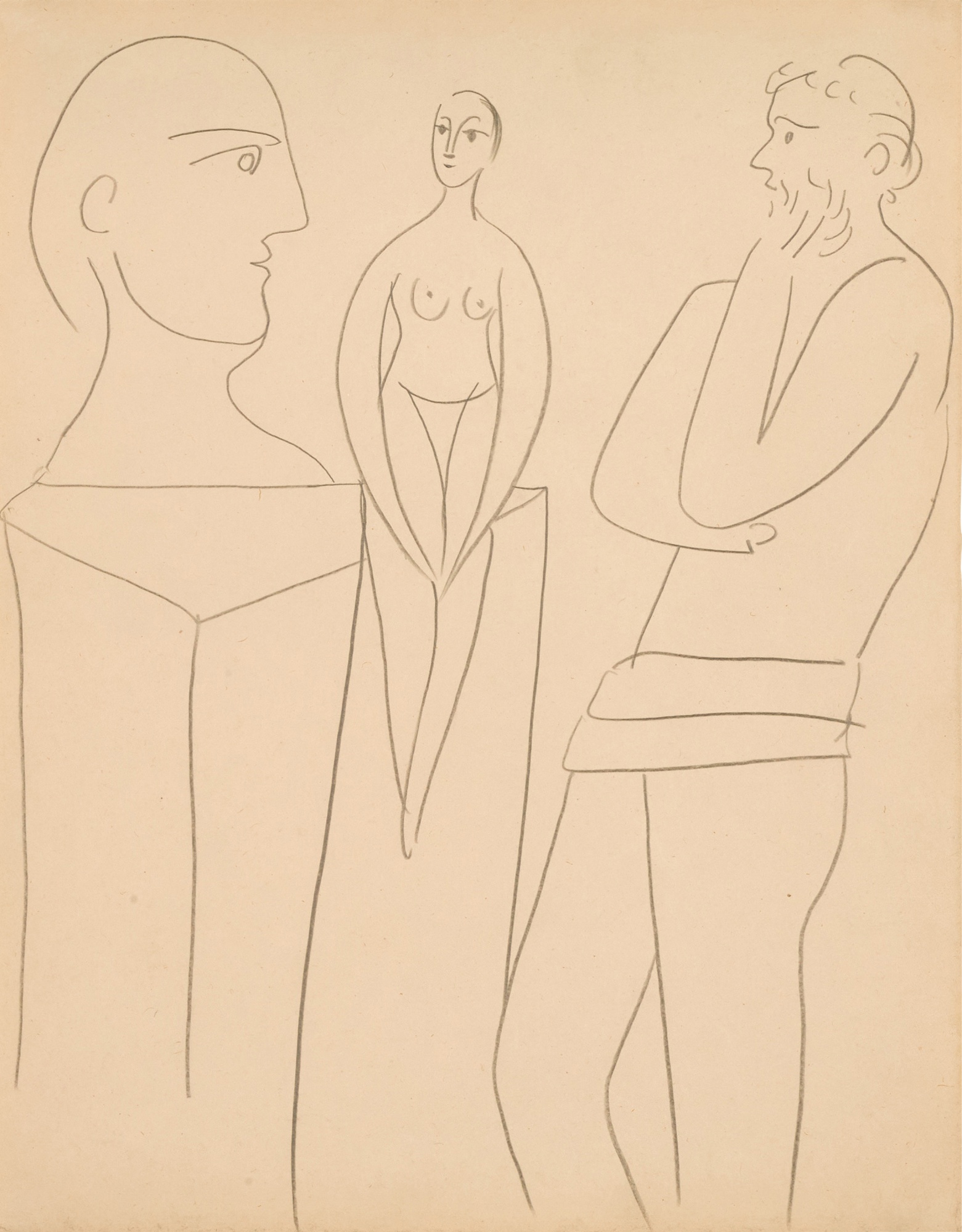 Pablo Picasso — Le Sculpteur et son modèle