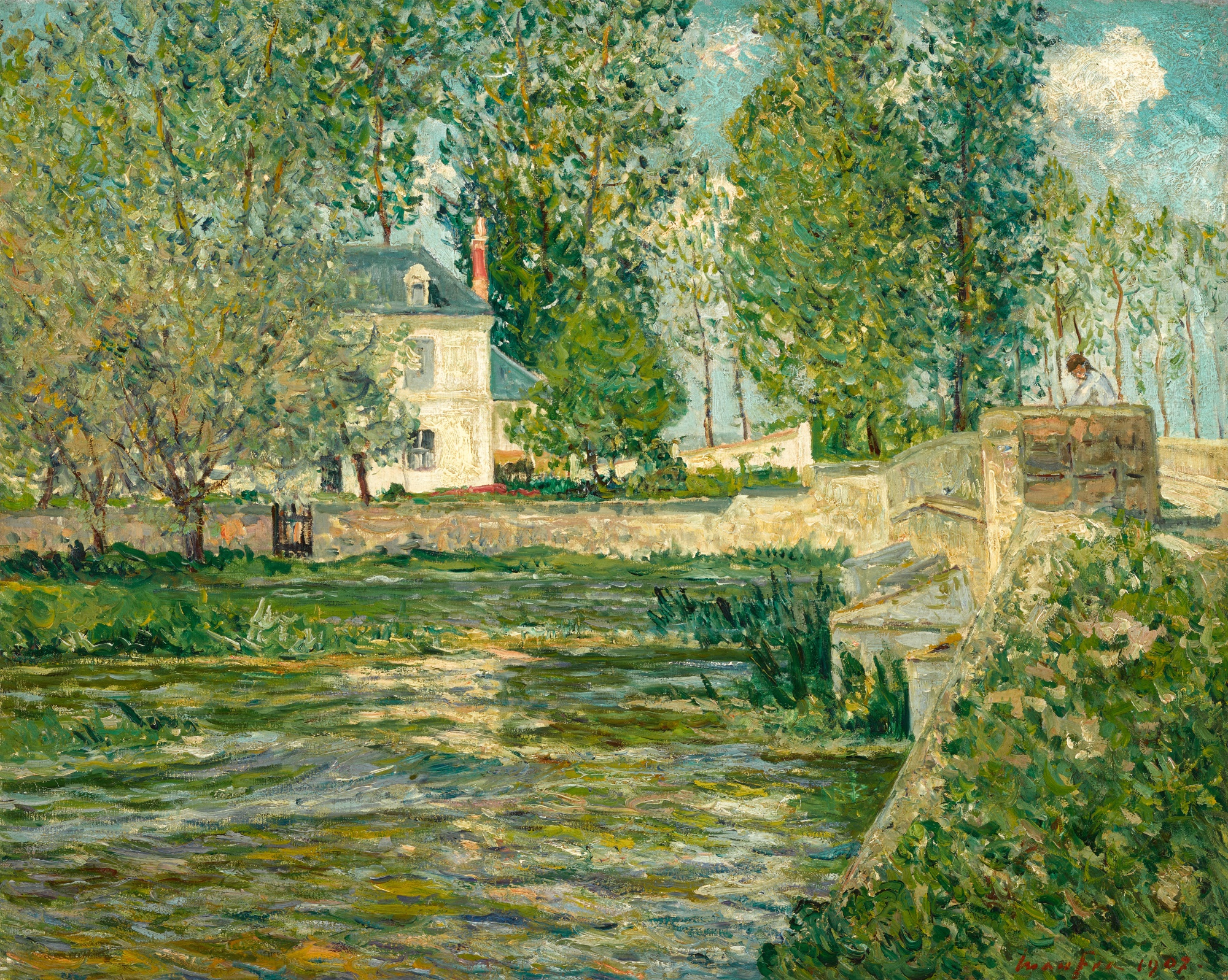 Maxime Maufra — La Maison du coin du pont, Lavardin