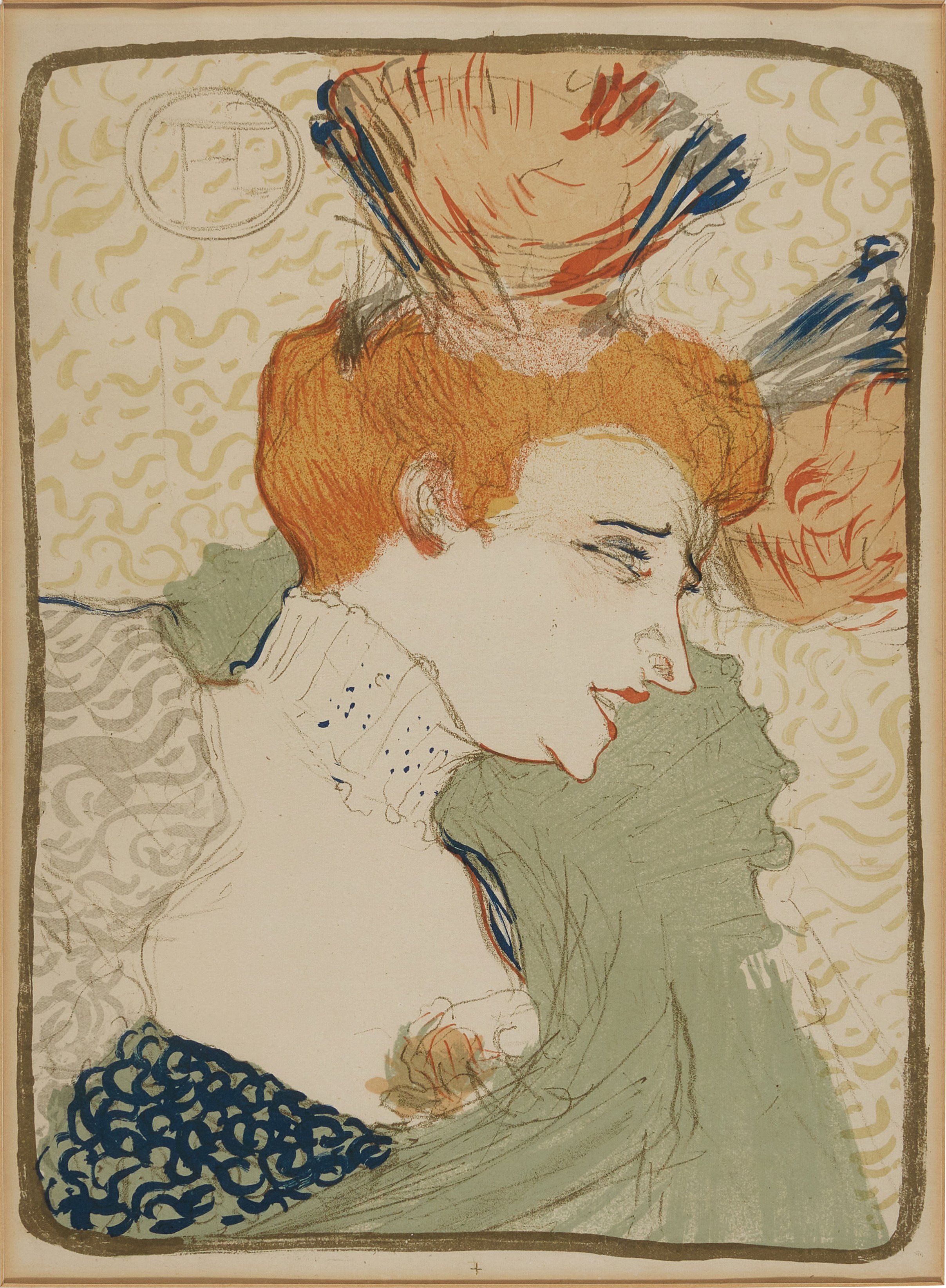 Henri de Toulouse-Lautrec — Mademoiselle Marcelle Lender, en buste 