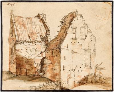 Two ramshackle houses