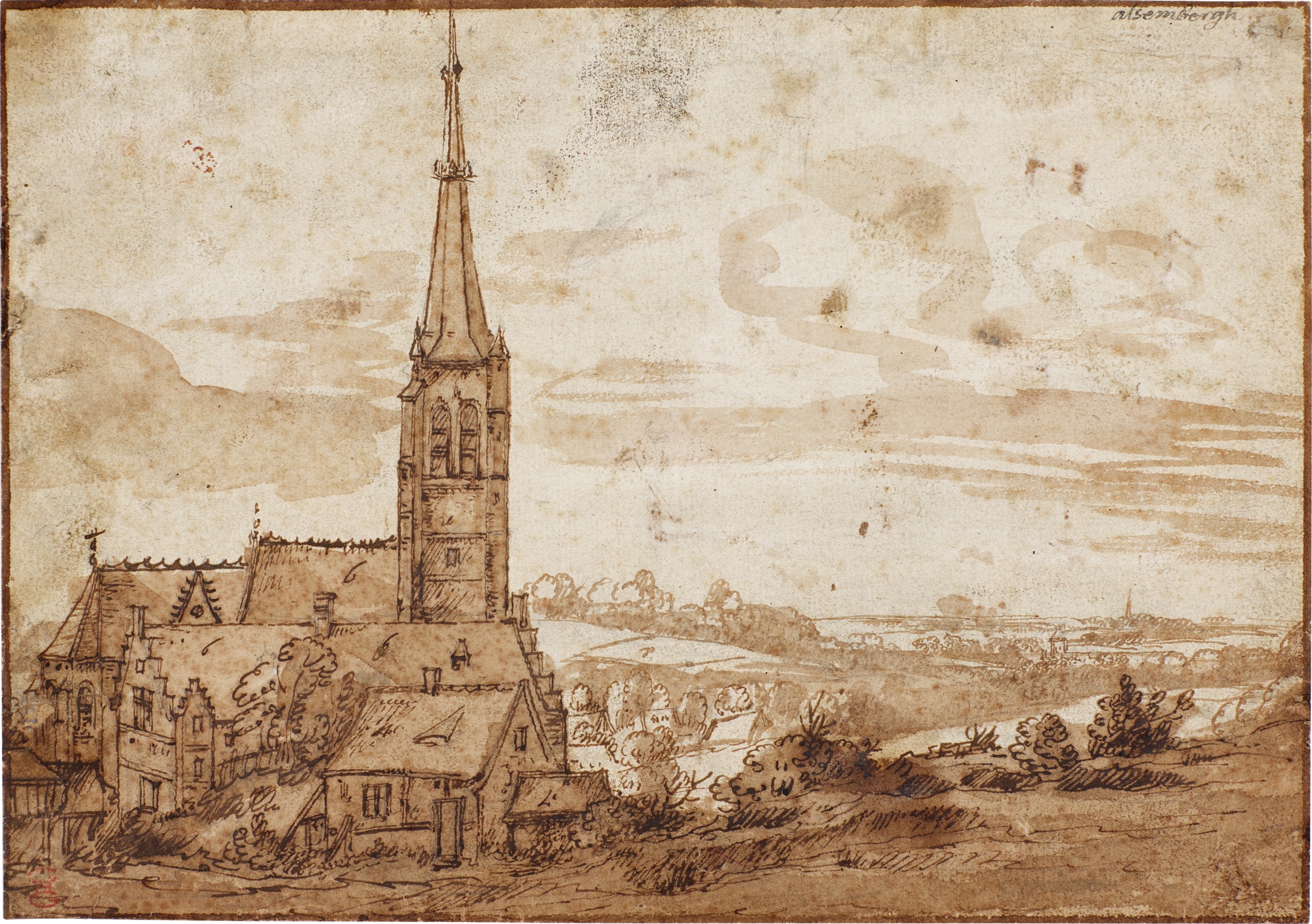 Flemish School, 17th century — View of Alsembergh
