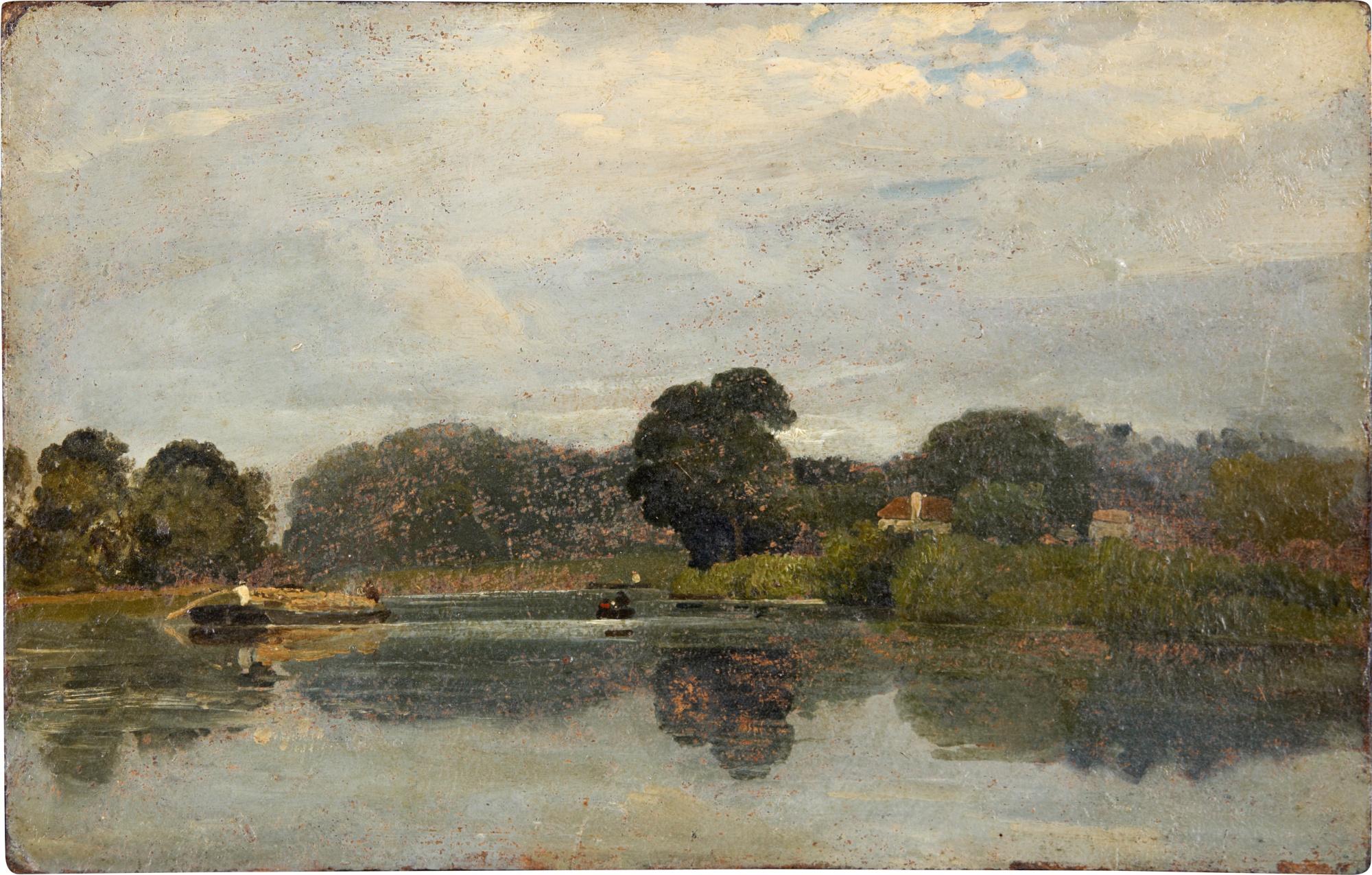 Two Studies from nature: Eel Pie House, Twickenham and The Willow  