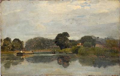 Two Studies from nature: Eel Pie House, Twickenham and The Willow  