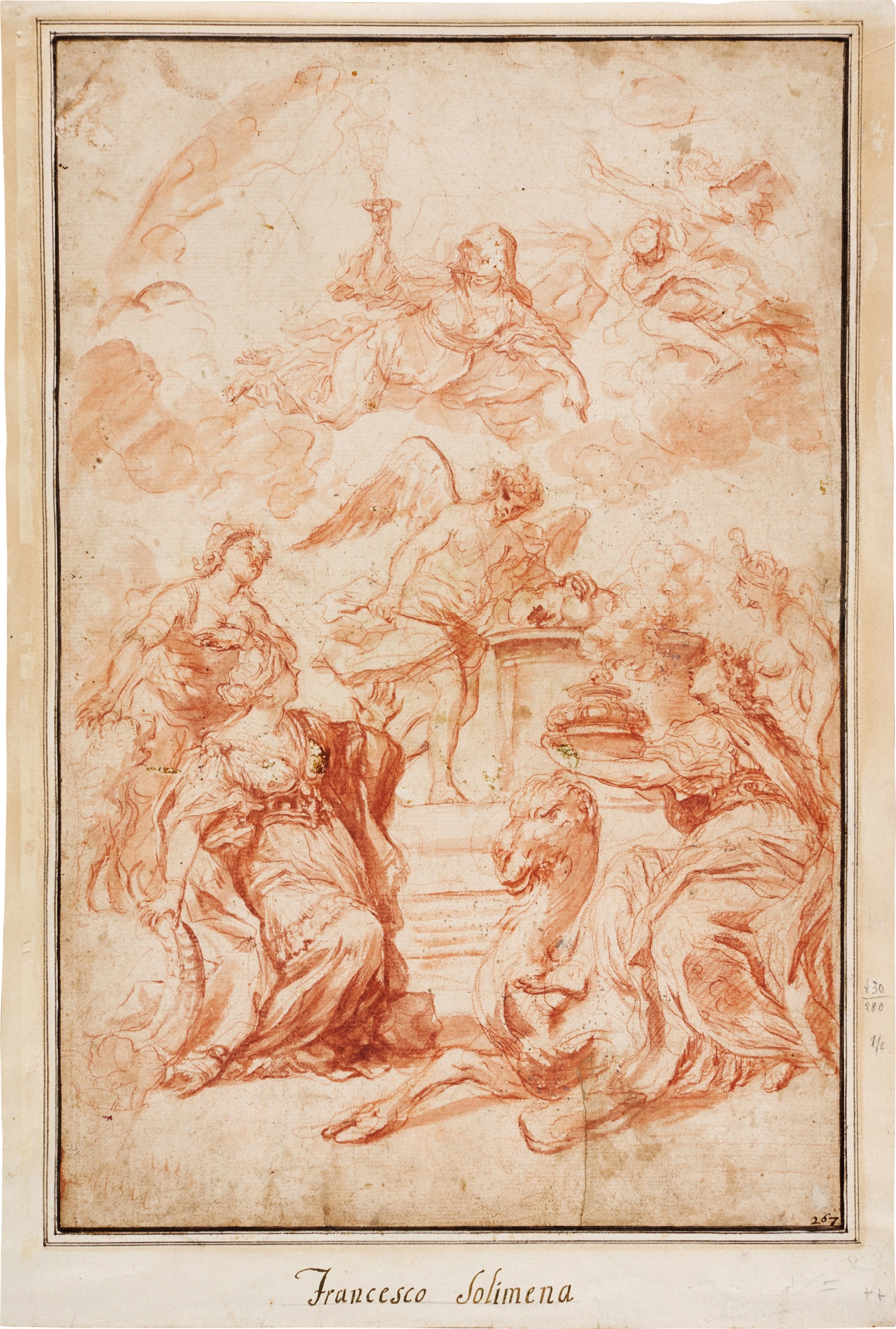 Francesco Solimena — Faith triumphant over the Continents