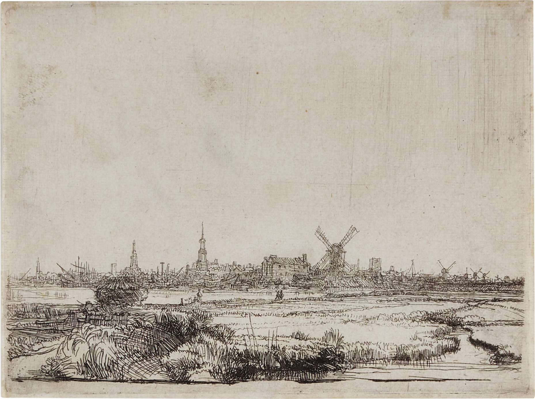 To be Sold on Behalf of the Dutch State — A View of Amsterdam from the Kadijk