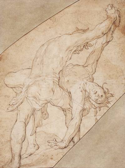 Cain slaying Abel (Genesis 4:8)